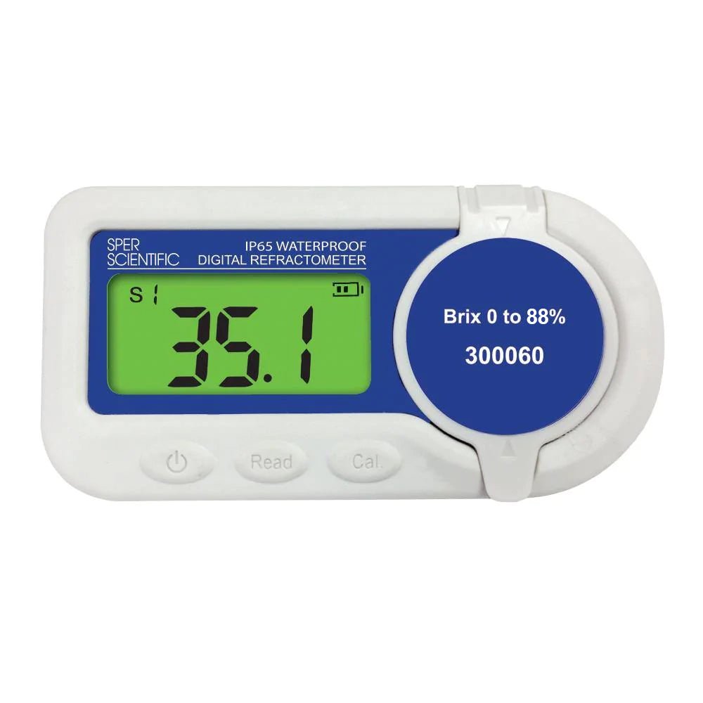 Waterproof Digital Refractometer for Sugar Content Measurement - Brix 0-88% | Ideal for Honey, Wine, Juice & Food Processing