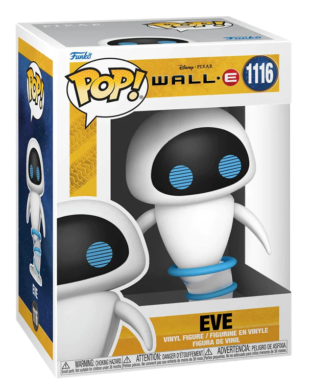 Disney Pixar Eve Flying Wall POP! Vinyl Figure #1116 - Perfect for Home Decor, Office Display, and Collectible Gifts