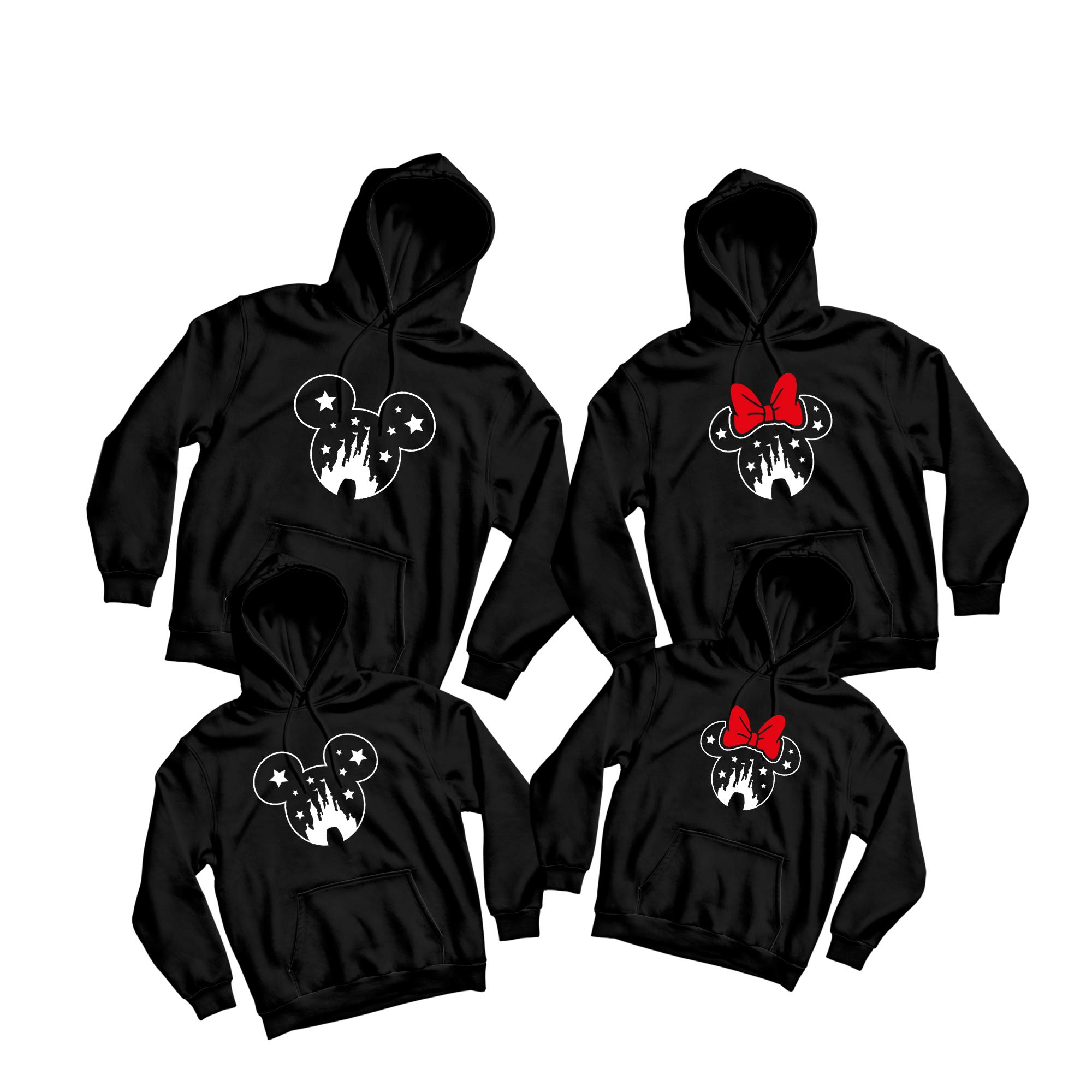 2022 Family Trip Hoodies - Natural Underwear Cozy Mickey & Minnie Mouse Sweatshirts for Vacation, Theme Parks & Casual Wear