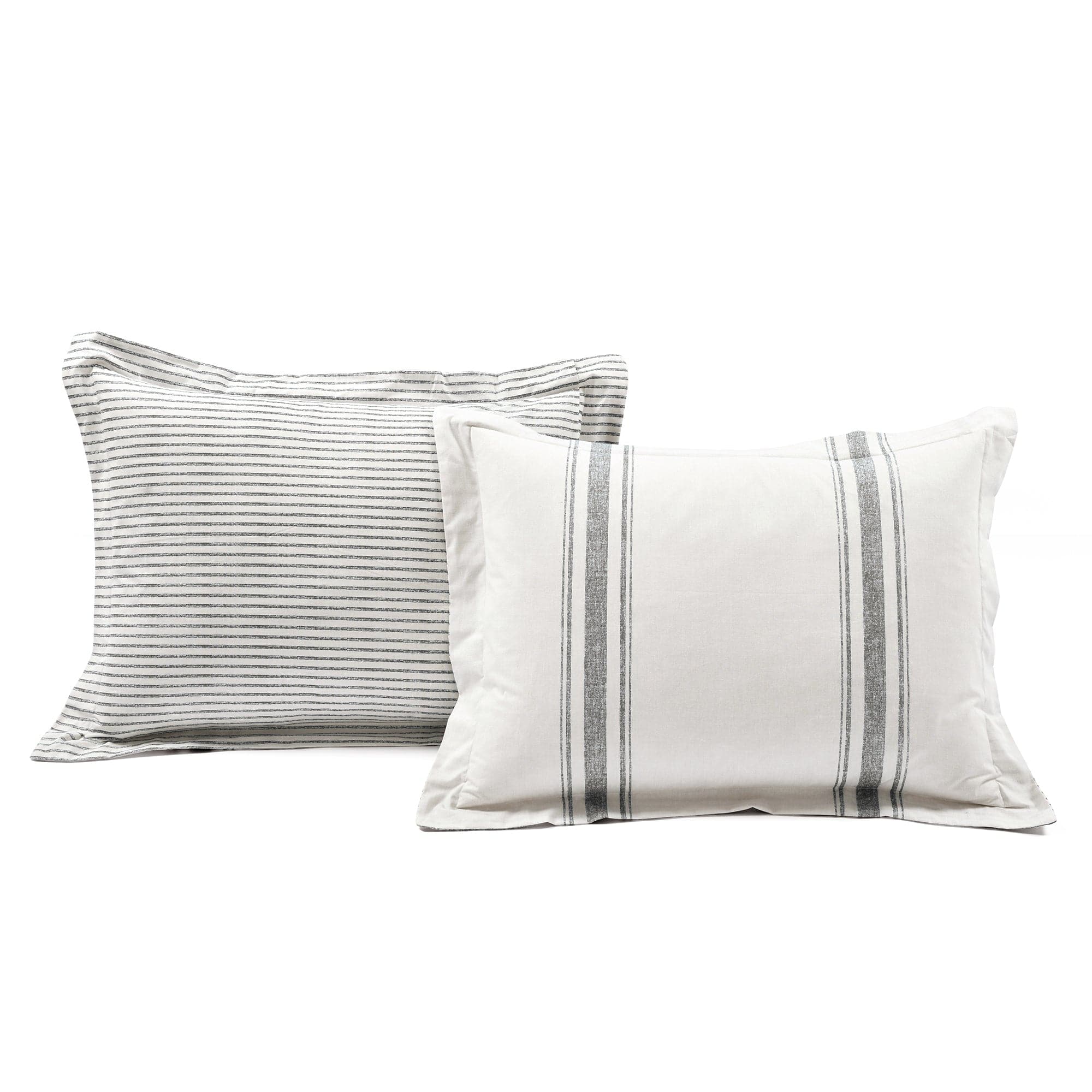 Farmhouse Stripe 100% Cotton Duvet Cover Set - Soft Breathable Bedding for Cozy Bedroom Decor - Perfect for Master Bedroom, Guest Room & Airbnb Stays