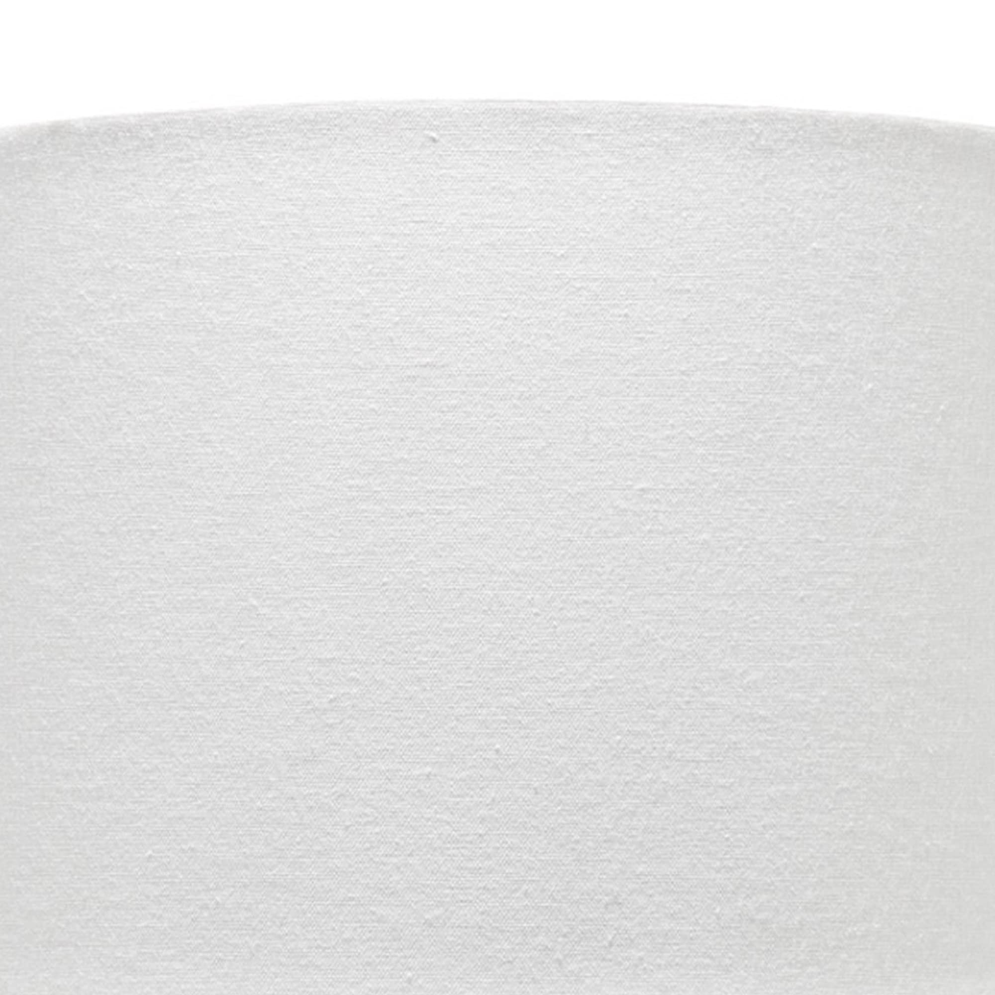 Benjara Cream Table Lamp with Brushed Ceramic Base & Fabric Shade - Elegant Bedside Lighting for Bedroom, Living Room, or Office Decor