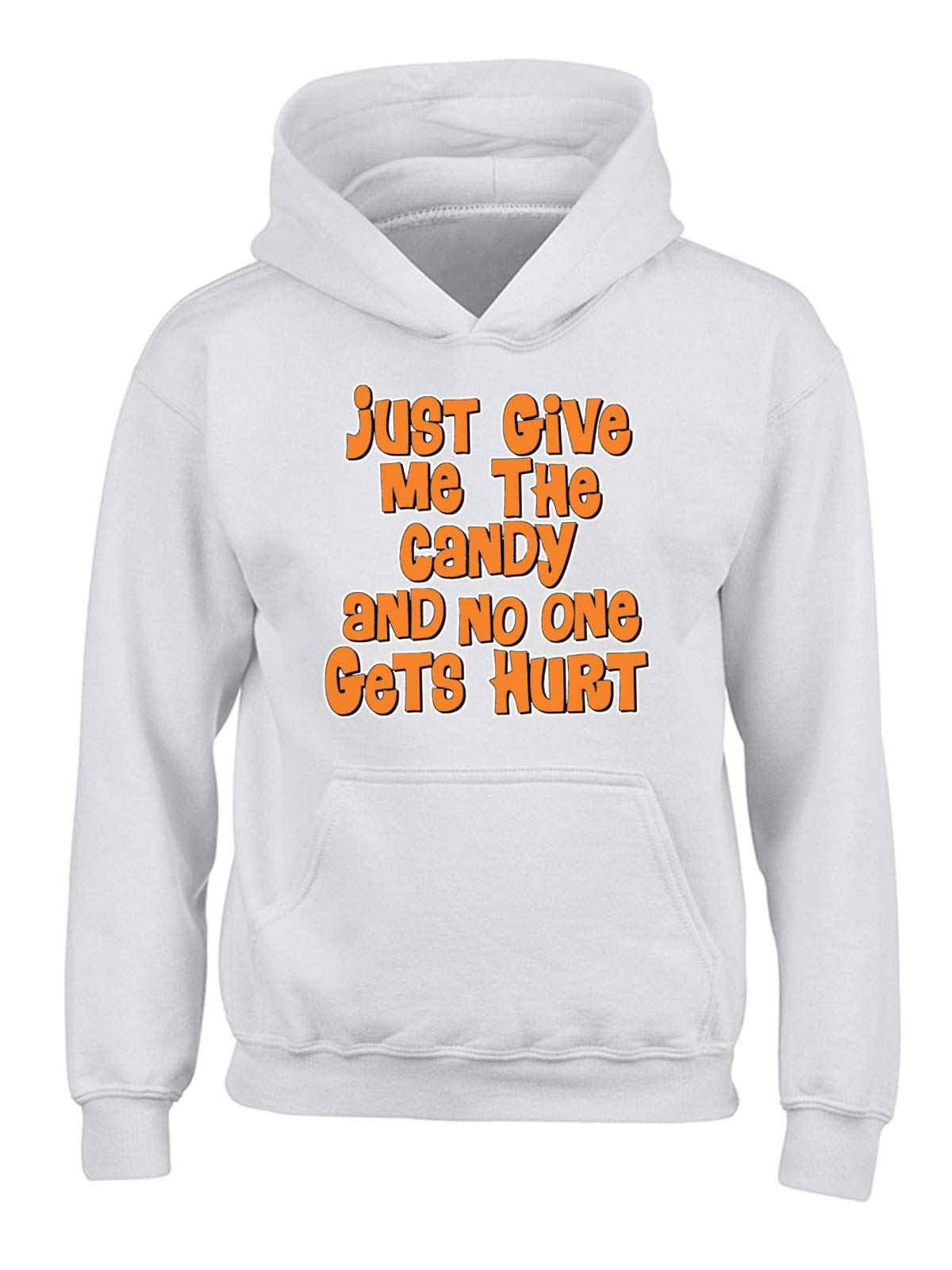 Awkward Styles Halloween Hoodies for Kids - Boys & Girls 'Give Me The Candy' Pullover Sweatshirt | Cute Trick-or-Treat Costume & Cozy Fall Outfit