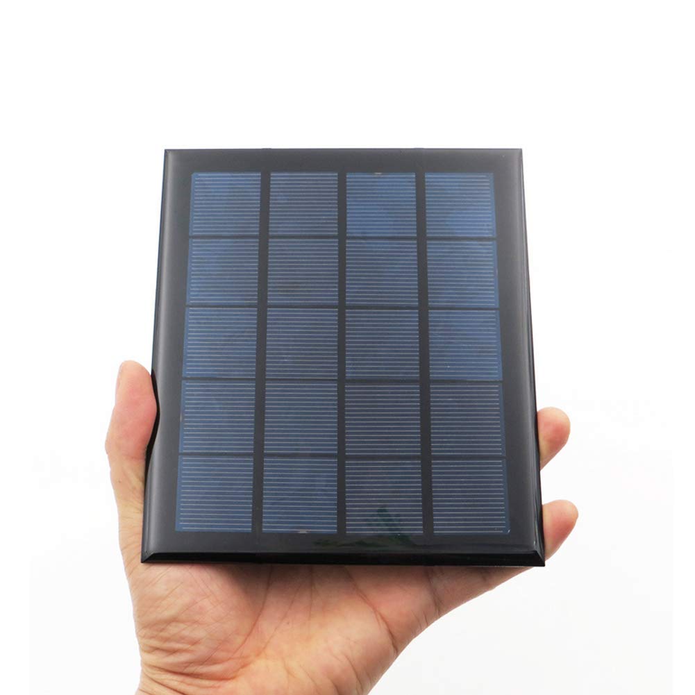 5V 500mA Waterproof Polycrystalline Solar Panel Kit - DIY Solar Battery Charger for Outdoor, Camping, RV & Emergency Power Supply