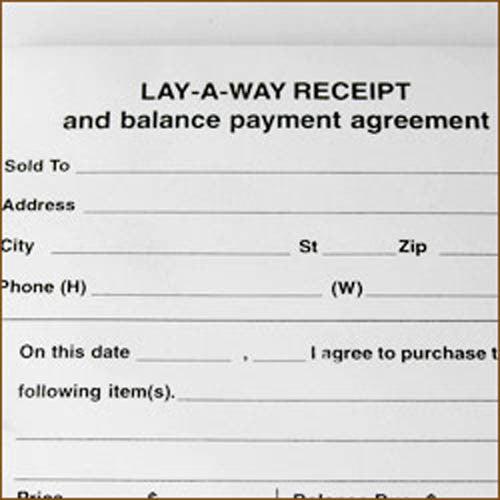 2 Part Lay Away Forms - 100 Pack | Carbonless Duplicate Order Forms for Retail & Small Business | Perfect for Layaway Programs, Payment Plans & Installment Sales