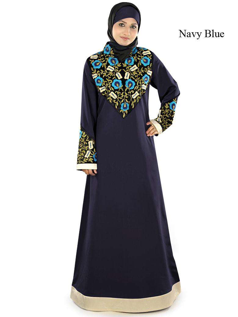 Elegant Ayah Eid Abaya for Women - Islamic Prayer Dress with Embroidery - Perfect for Eid Celebrations, Mosque Prayers & Special Occasions