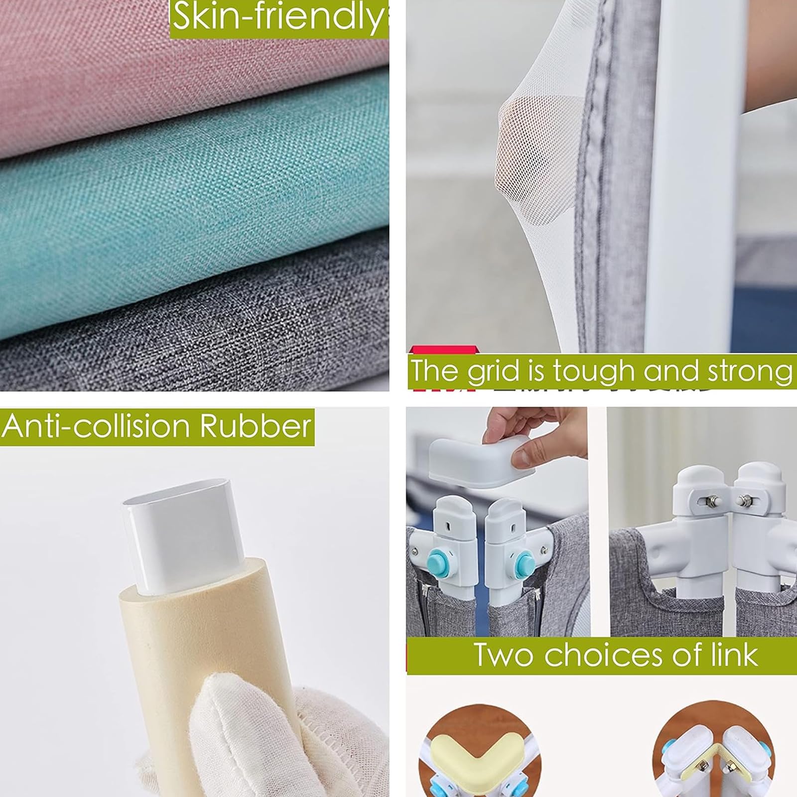 **Toddler Bed Rails - Safety Bed Guardrail for Kids, Twin Full Queen King Size Mattress - Extra Long Bed Rails for Queen Size - Perfect for Baby & Toddler Safety in Cribs, Bunk Beds & Adult Beds**