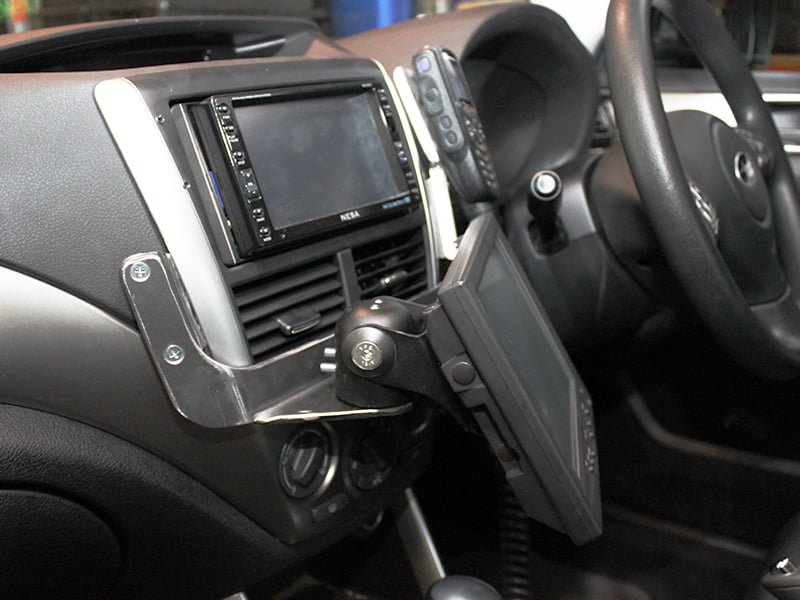 Industrial Evolution InDash Mount for Subaru Forester (2008-2012) - Secure Car Phone Holder for GPS Navigation & Hands-Free Driving