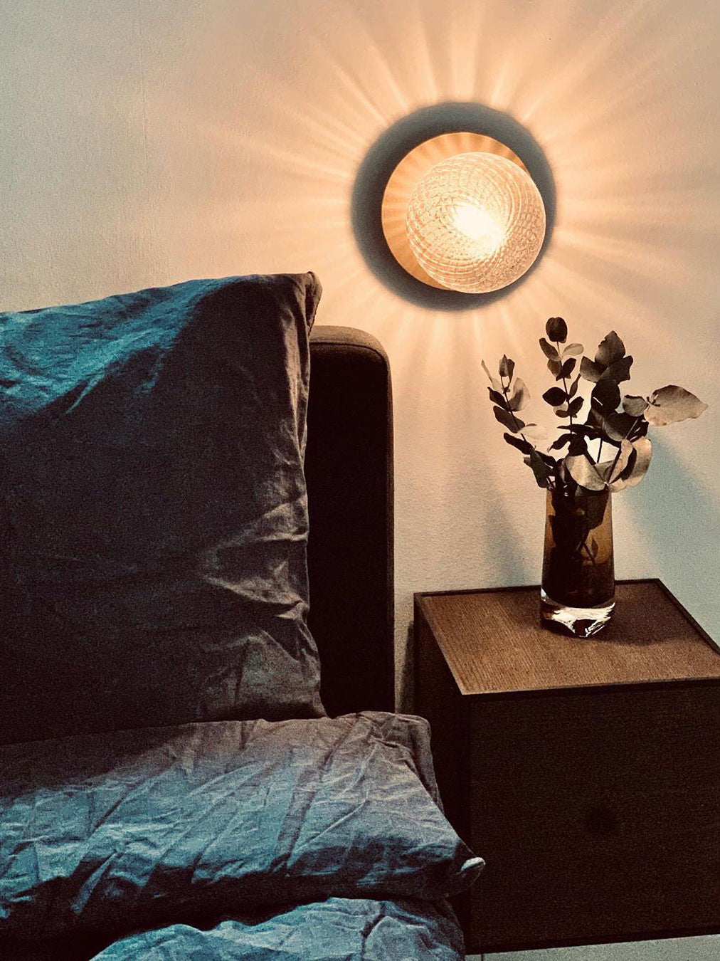 Celeste Wall Lamp - Modern LED Sconce Light Fixture for Bedroom, Living Room & Hallway - Dimmable Ambient Lighting for Home Decor