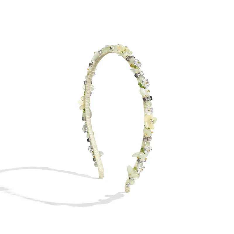Premium Jasmine Headband for Women - Soft & Comfortable Hair Accessory for Yoga, Running, Workouts & Everyday Style