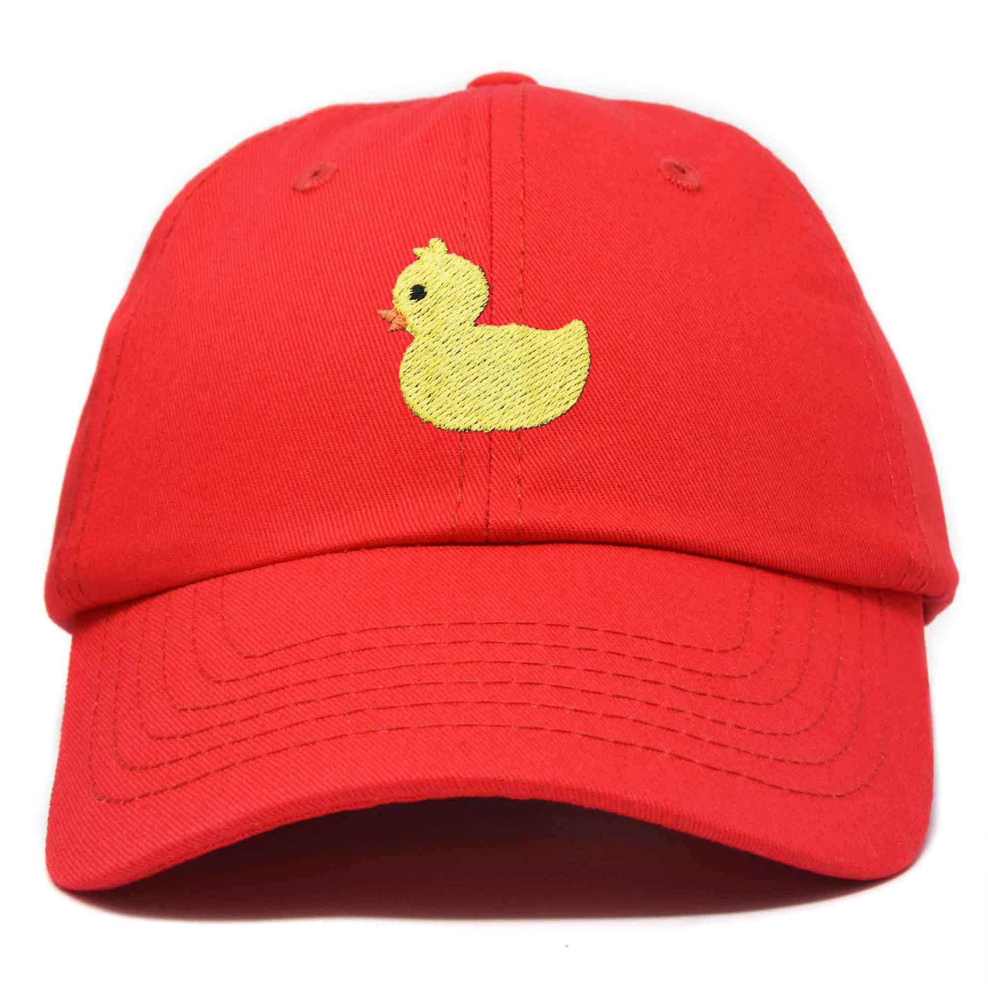 DALIX Cute Duck Soft Baseball Cap - Adjustable Dad Hat for Men & Women - Perfect for Outdoor Activities, Beach, Fishing, and Casual Wear