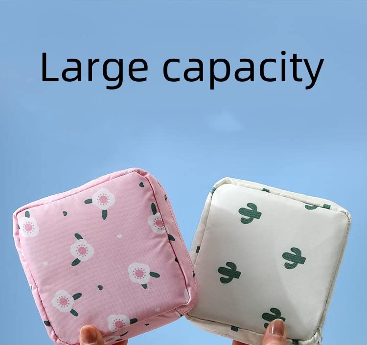 2PCS Mini Makeup Bag for Women - Cute Portable Cosmetic Pouch, Small Travel Toiletry Organizer for Lipstick, Jewelry, Sanitary Pads & Coins | Perfect for Travel, Gym, Daily Use & Gift Giving