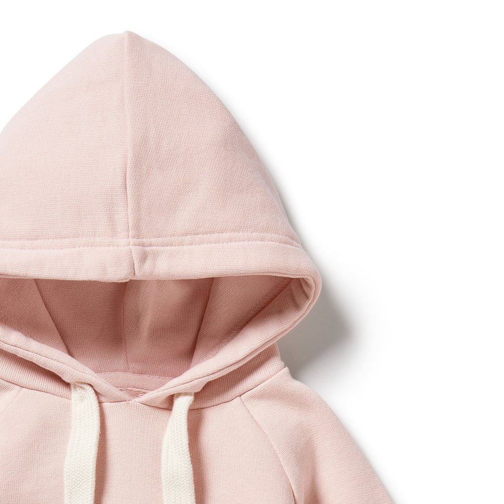 Organic Cotton Rose Terry Hooded Sweatshirt for Women - Soft & Cozy Pullover Hoodie for Casual Wear, Lounge, Yoga & Travel