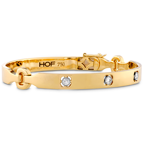 Hearts On Fire Copley Bangle - Luxury Diamond Tennis Bracelet for Women, 14K White Gold, Perfect for Weddings, Anniversaries & Special Occasions