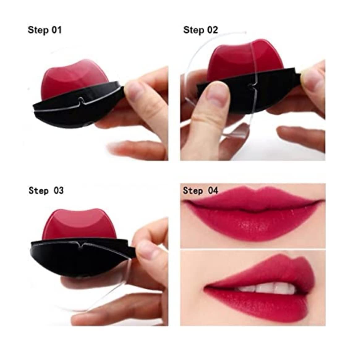 Long Lasting Waterproof Matte Lipstick - Kiss Proof, Moisturizing Lipstick for Women & Girls, Apple Design, Professional Beauty Makeup for Daily Wear & Special Occasions
