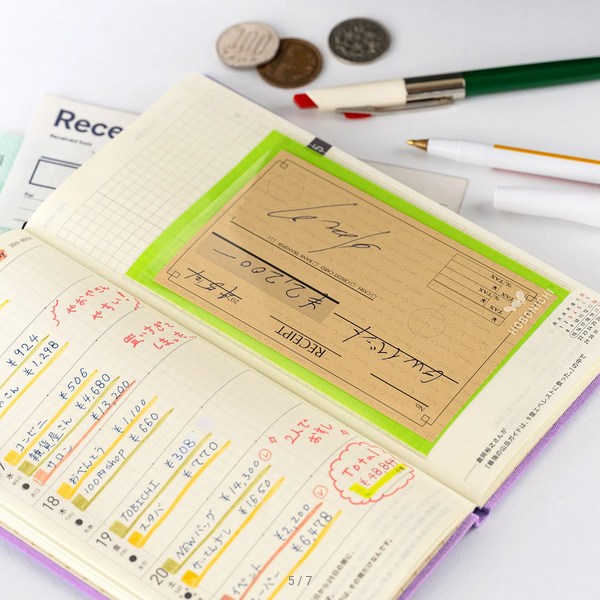 Hobonichi 2025 Planner Accessories - Pocket Card, Ticket & Postcard Size Add-Ons for Journaling, Scrapbooking & Travel Planning