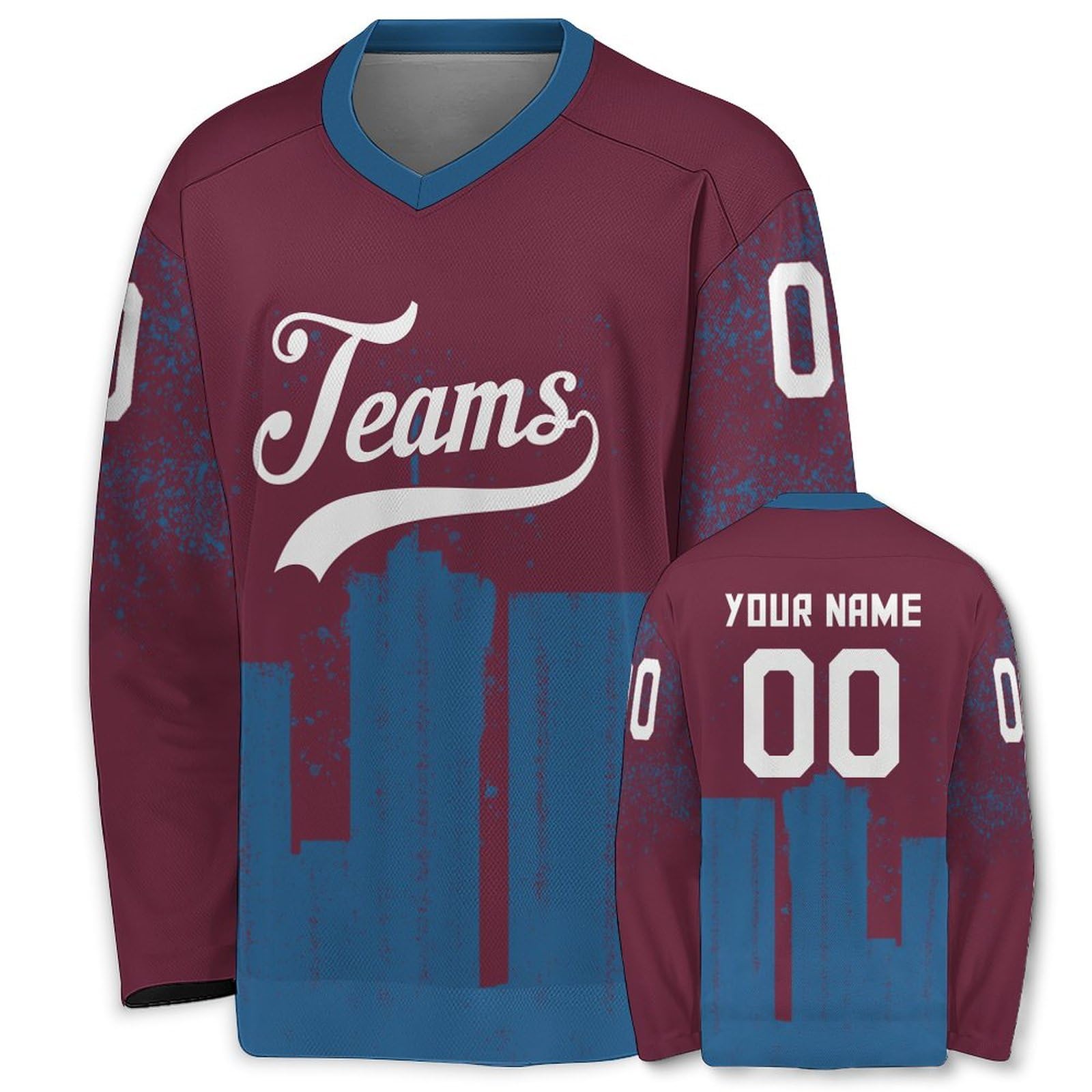Custom Ice Hockey Jerseys - Personalized Printed & Stitched Hockey Shirts for Men, Women & Youth | Perfect for Games, Tournaments & Fan Apparel