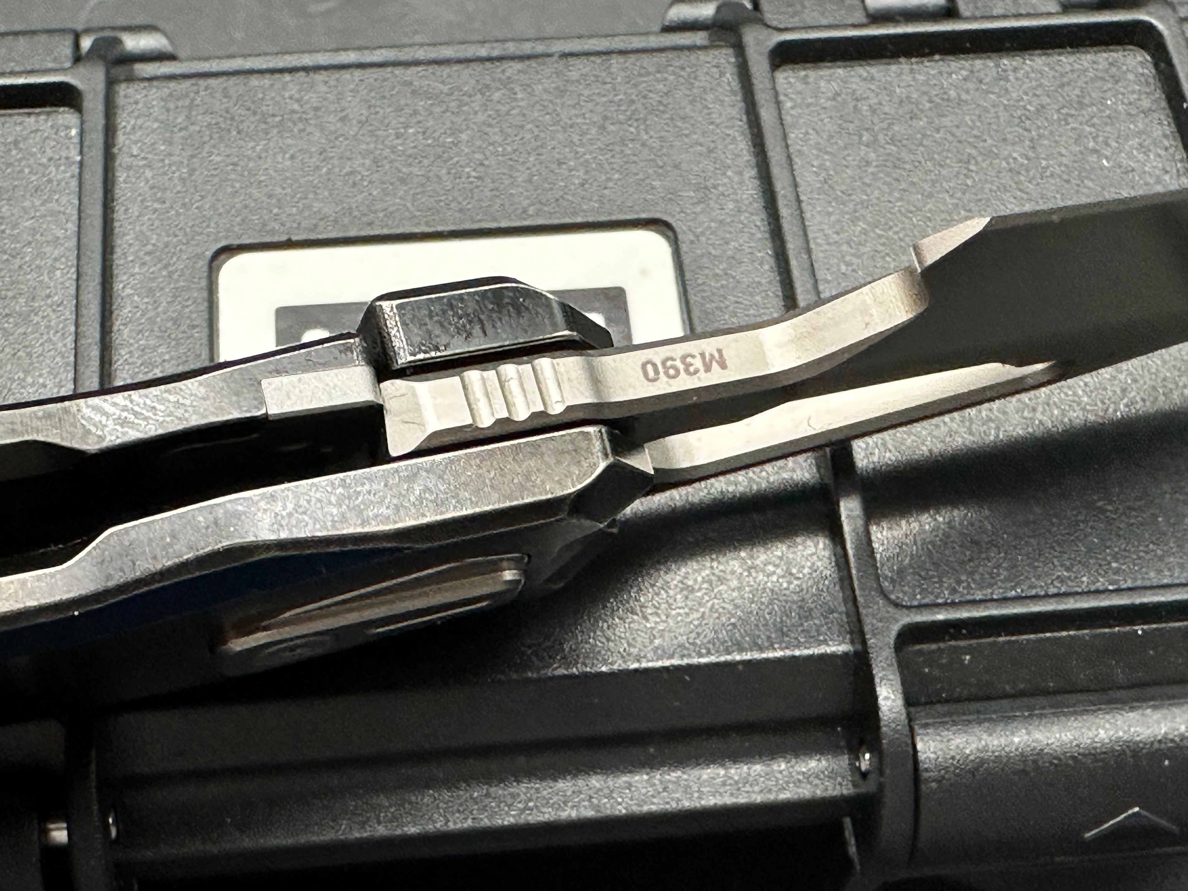ATTTO MUTT Knife - Premium Titanium Handle with M390 Blade | Outdoor Survival, Camping & EDC Gear