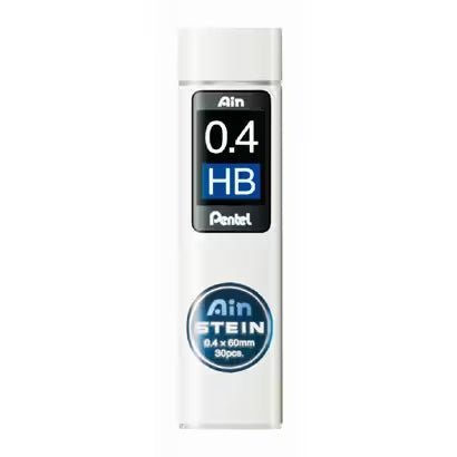 Pentel Ain STEIN Black Pencil Lead Refills - 0.5mm HB Graphite for Smooth Writing & Drawing - Perfect for School, Office & Sketching Artists
