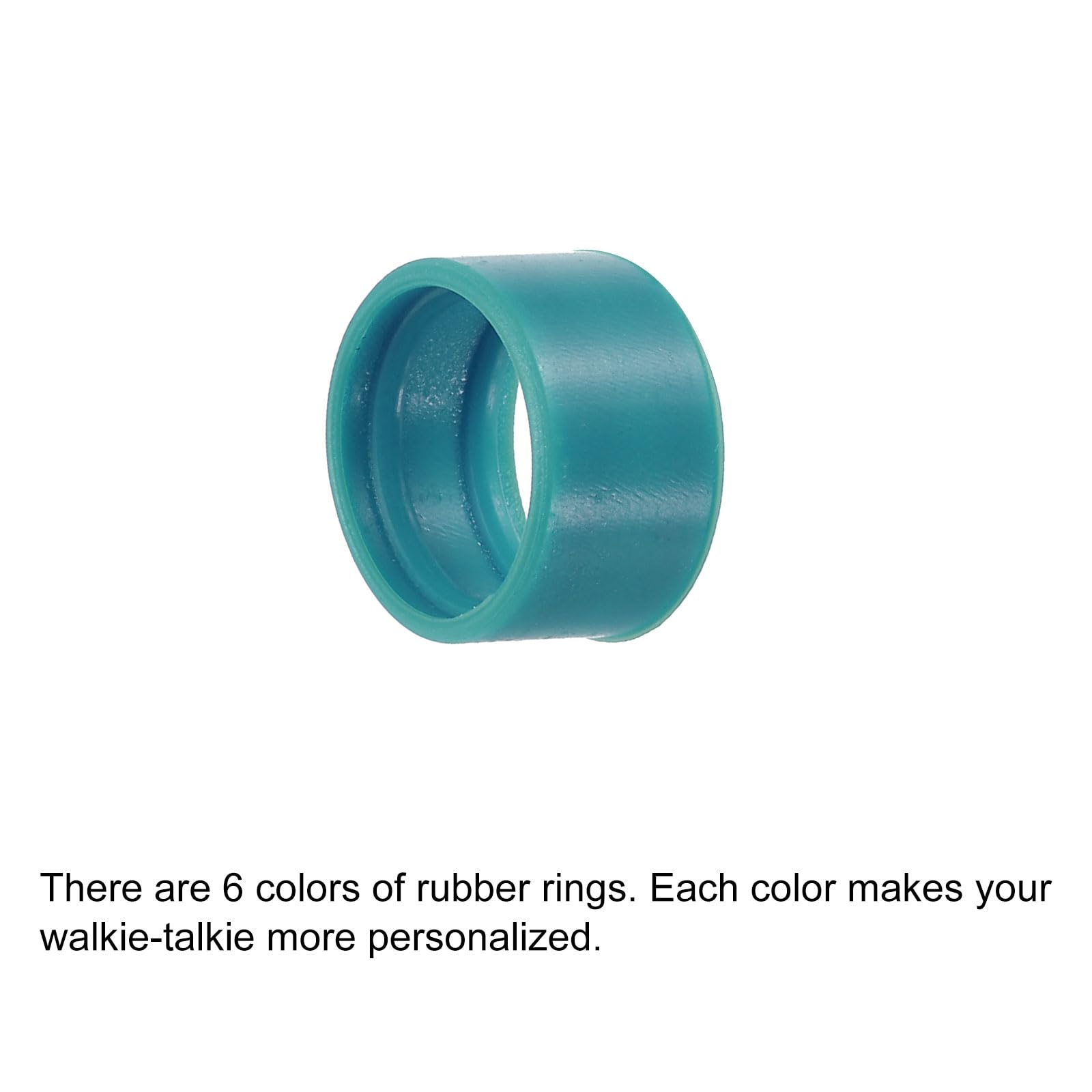 Meccanity Antenna Rubber O-Ring for H-777 RT22 RT21 RT27 RB15 RB18 RT35 RT17 RT18 RT19 RT28 H-777S Walkie Talkies - Green (2-Pack) - Durable Replacement Part for Radio Communication & Outdoor Activities