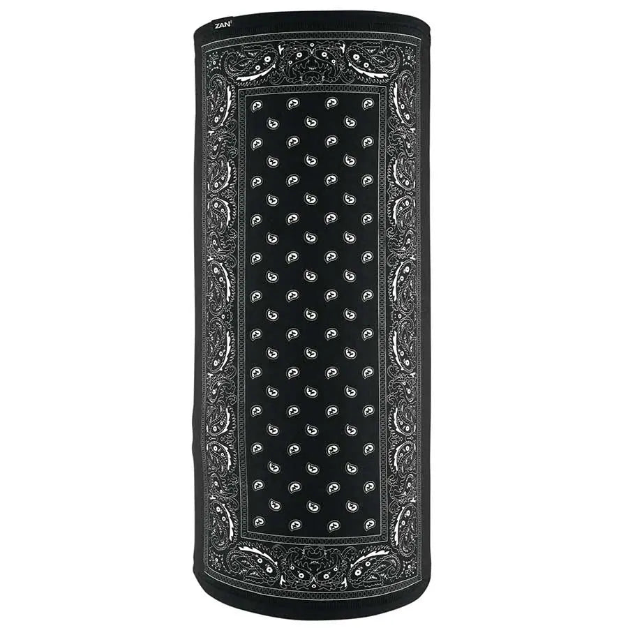 ZANheadgear Black Paisley Motley Tube Scarf - Stylish Bandana for Men & Women - Perfect for Outdoor Activities, Concerts, and Sports Events