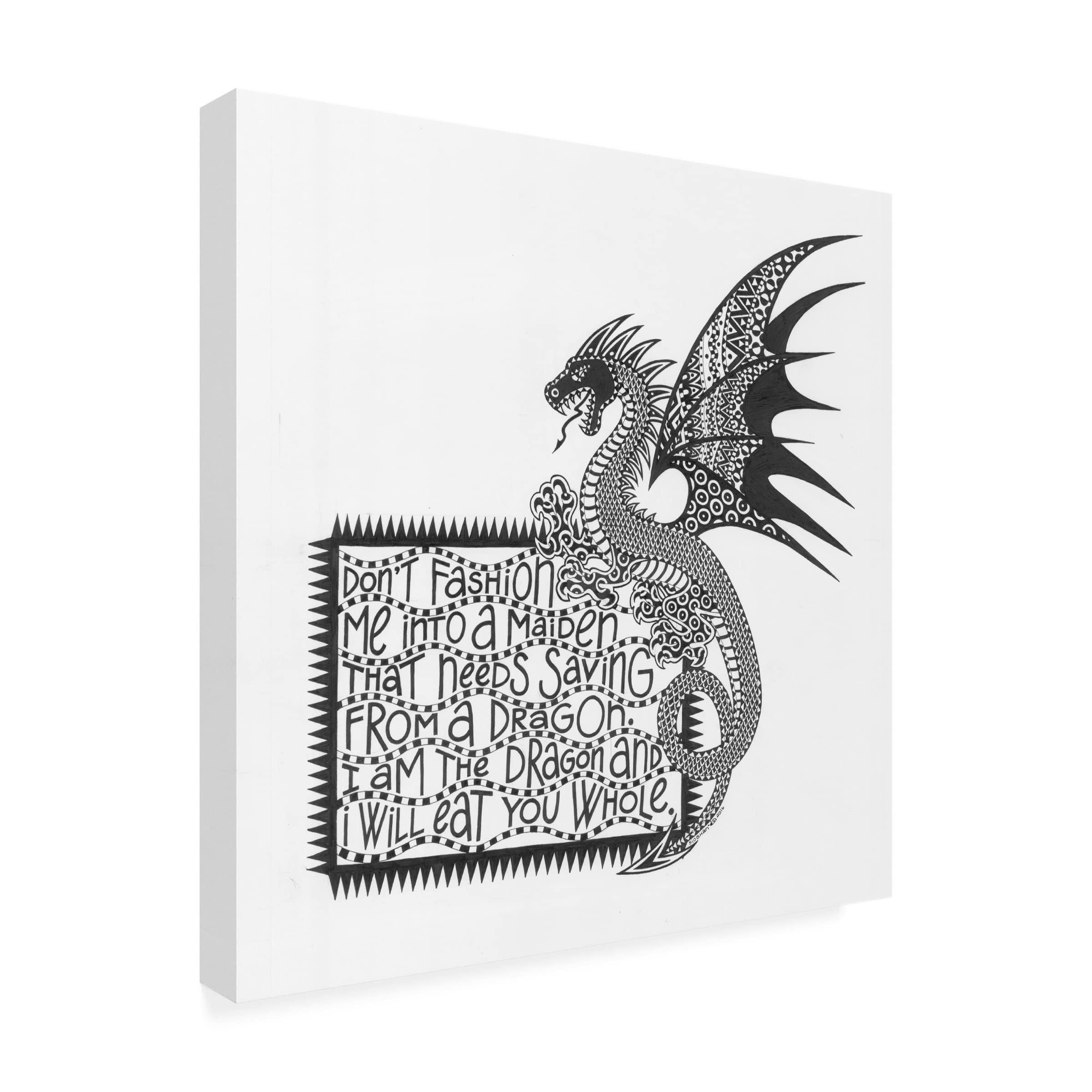 Trademark Fine Art 'OVS' by Siobhan - 18x18 Inch Premium Canvas Wall Art - Perfect for Living Room, Bedroom & Office Decor