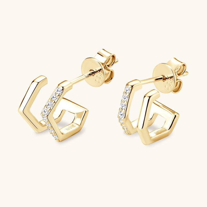 Premium Moissanite Stud Earrings for Women – Hypoallergenic 925 Sterling Silver, 1ct Round Cut Diamond Simulant – Perfect for Weddings, Anniversaries & Everyday Elegance