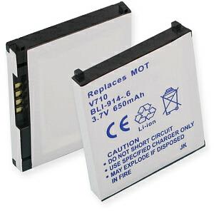 Original Motorola V710 Li-Ion Battery Replacement - High Capacity 1000mAh for Extended Use | Perfect for Motorola V710 Phones, Business, Travel & Emergency Backup