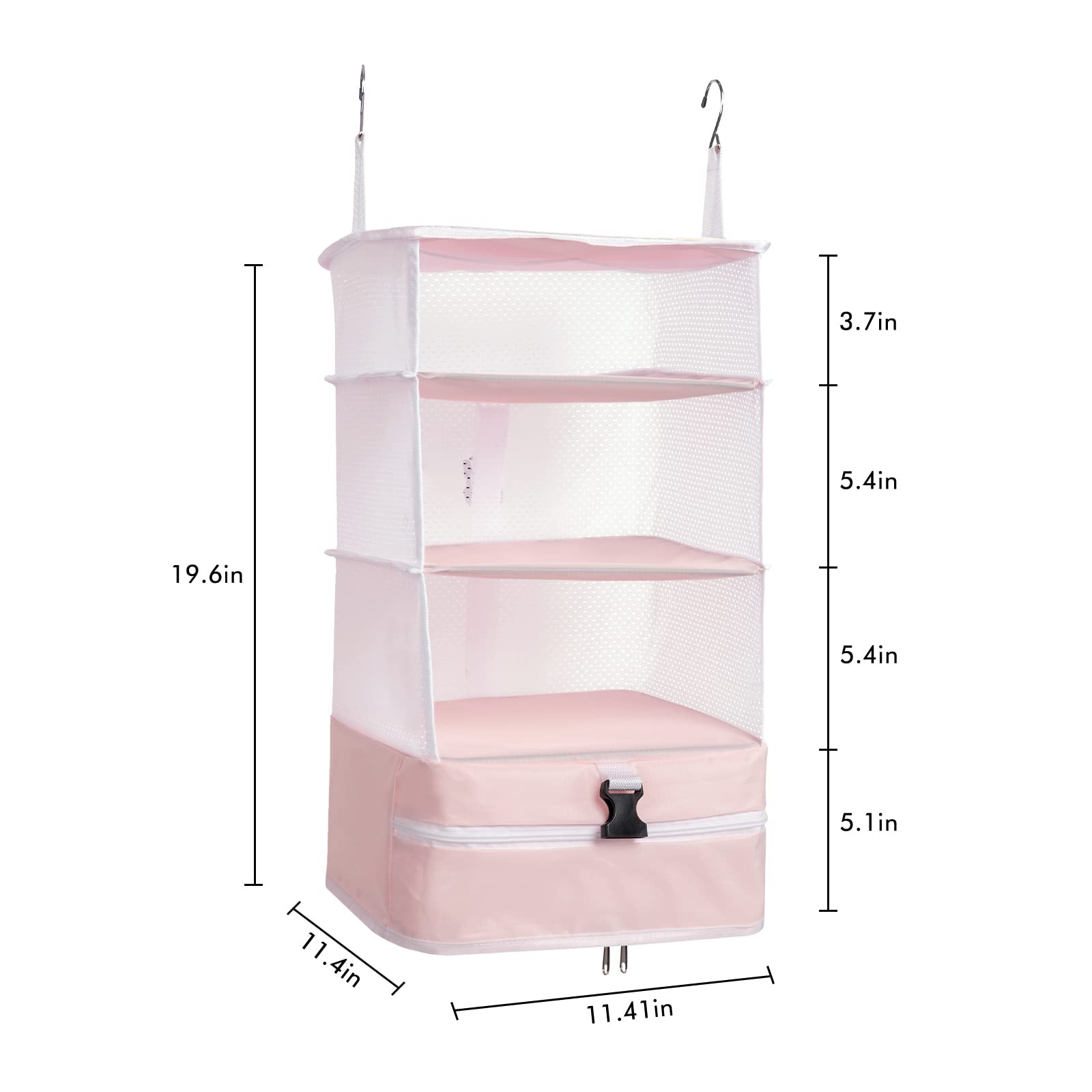 Hanging Packing Cubes for Travel - Portable Hanging Organizer for Luggage, Suitcase & Closet | Perfect for Business Trips, Vacations & Home Storage