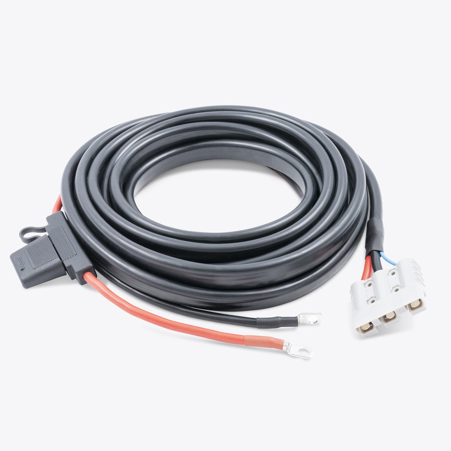 40A DC to DC Battery Charger Wiring Kit for RVs, Boats & Solar Systems - Heavy Duty Power Converter with Cables & Fuses