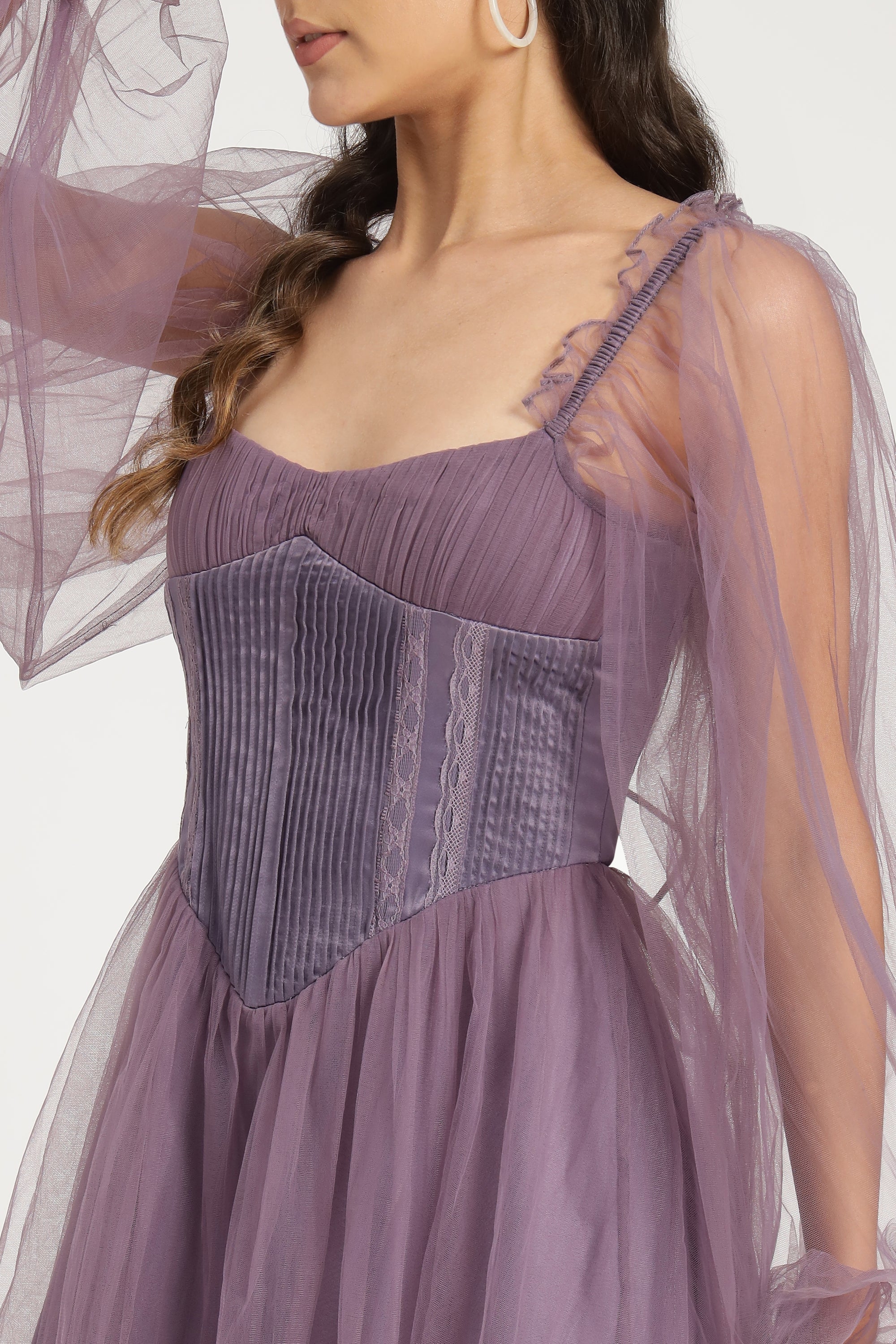 Tara Mini Dress in Lilac - Flowy Summer Dress for Women | Perfect for Beach, Party & Date Night Outfits