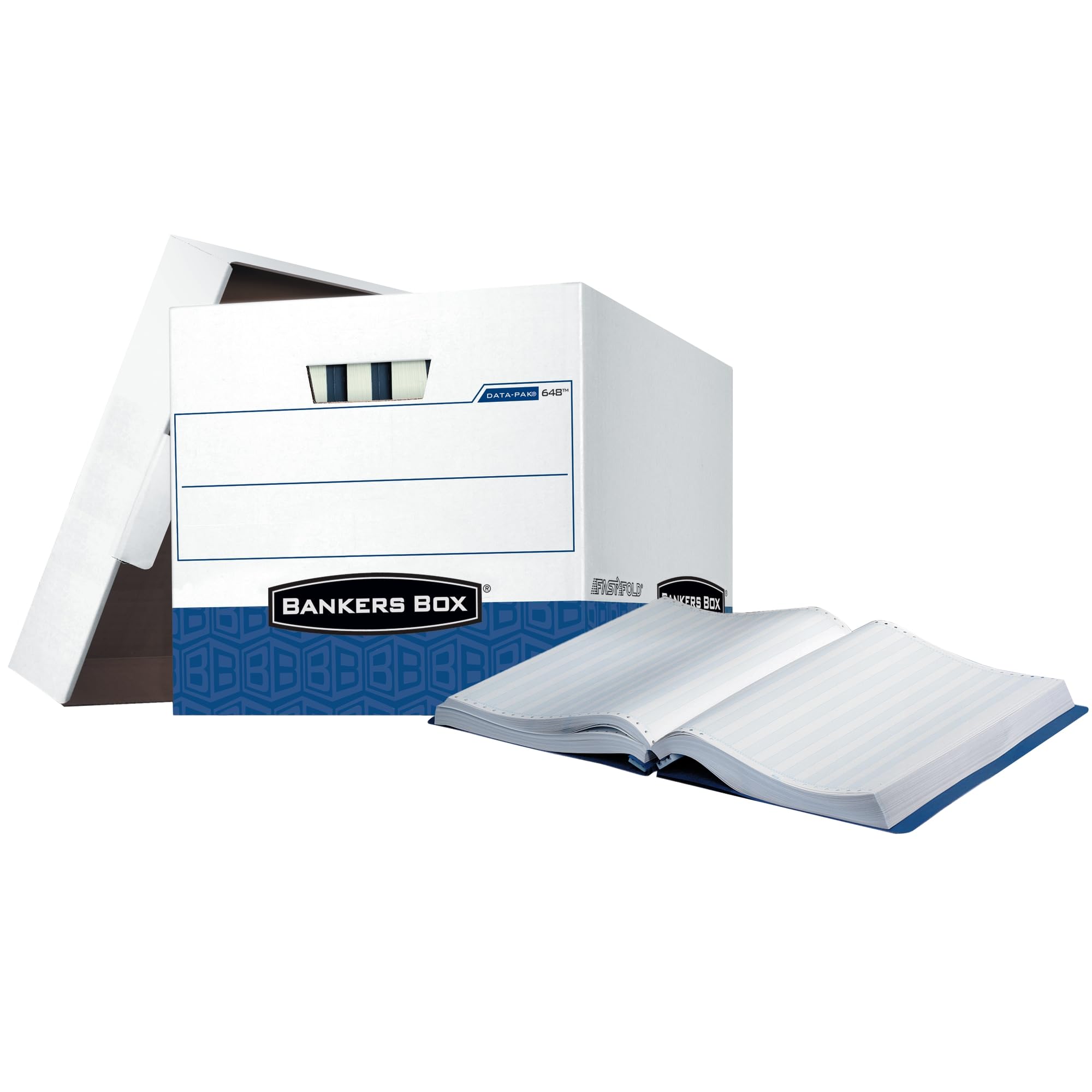 Bankers Box Data-Pak Storage Boxes - Letter Size File Storage (13.75