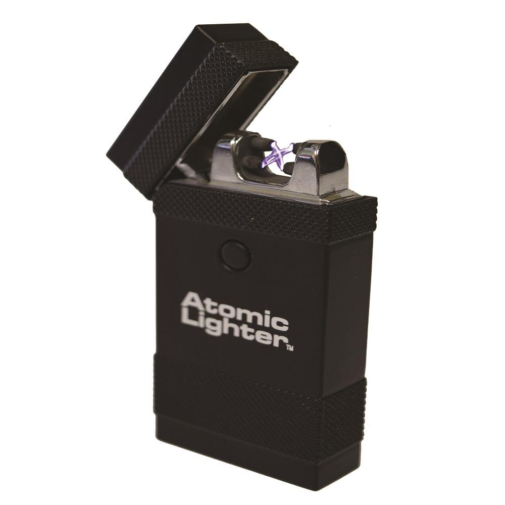 Premium Atomic Lighter - Windproof Refillable Butane Lighter for Outdoor Camping, Hiking, BBQ & Survival Gear (Great for Candles, Cigars & Fireplaces)