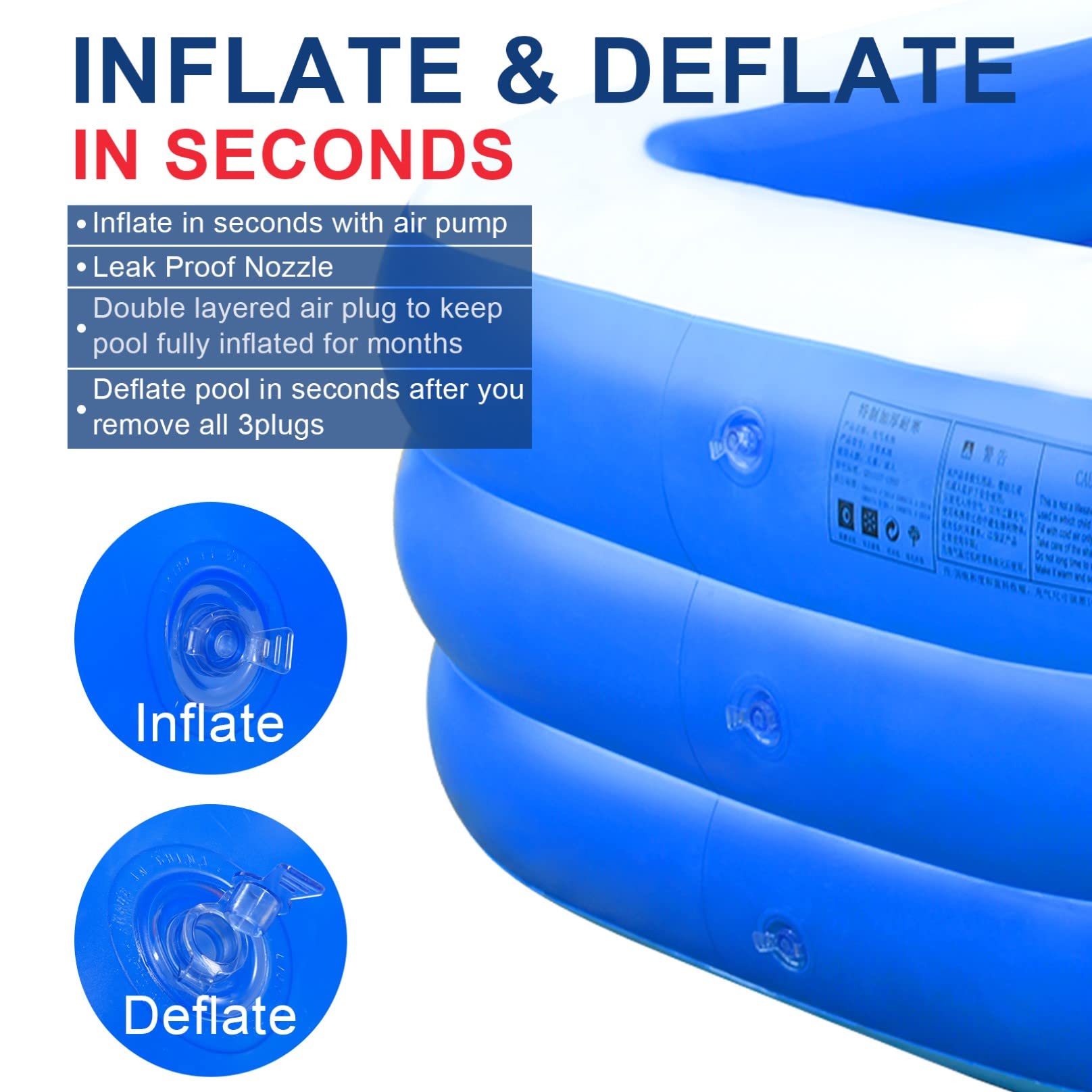 **Inflatable Swimming Pool for Kids & Toddlers - 59