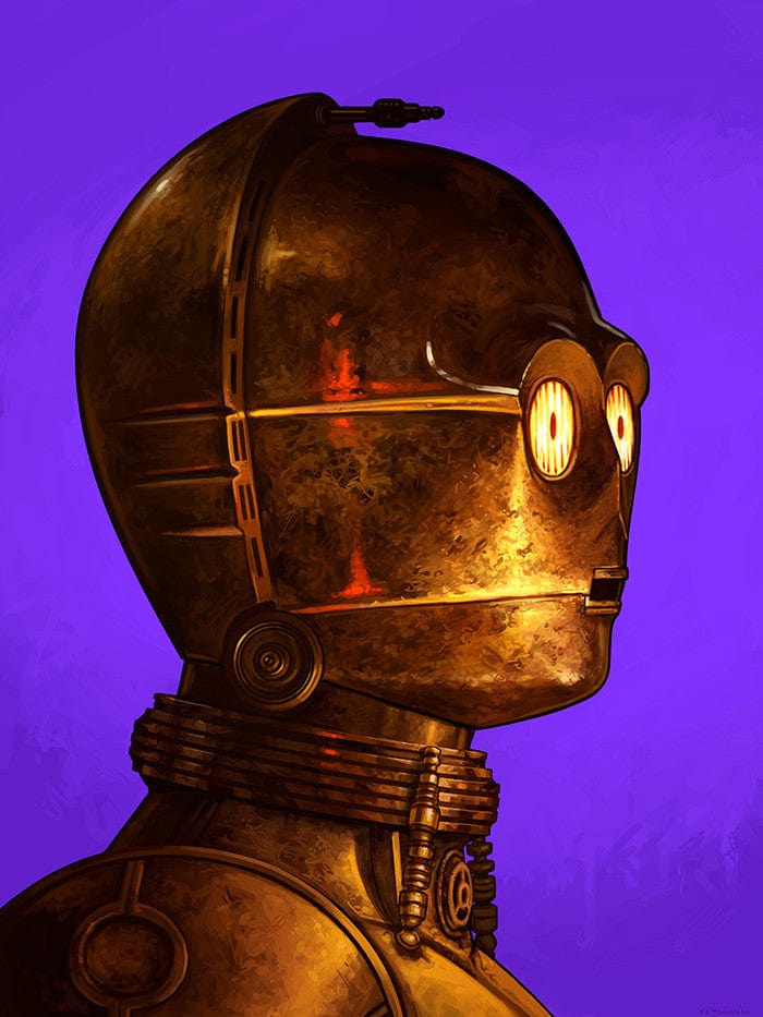 C-3PO Star Wars Droid Action Figure - Authentic Collectible for Fans & Display - Perfect for Cosplay, Movie Nights & Themed Decor