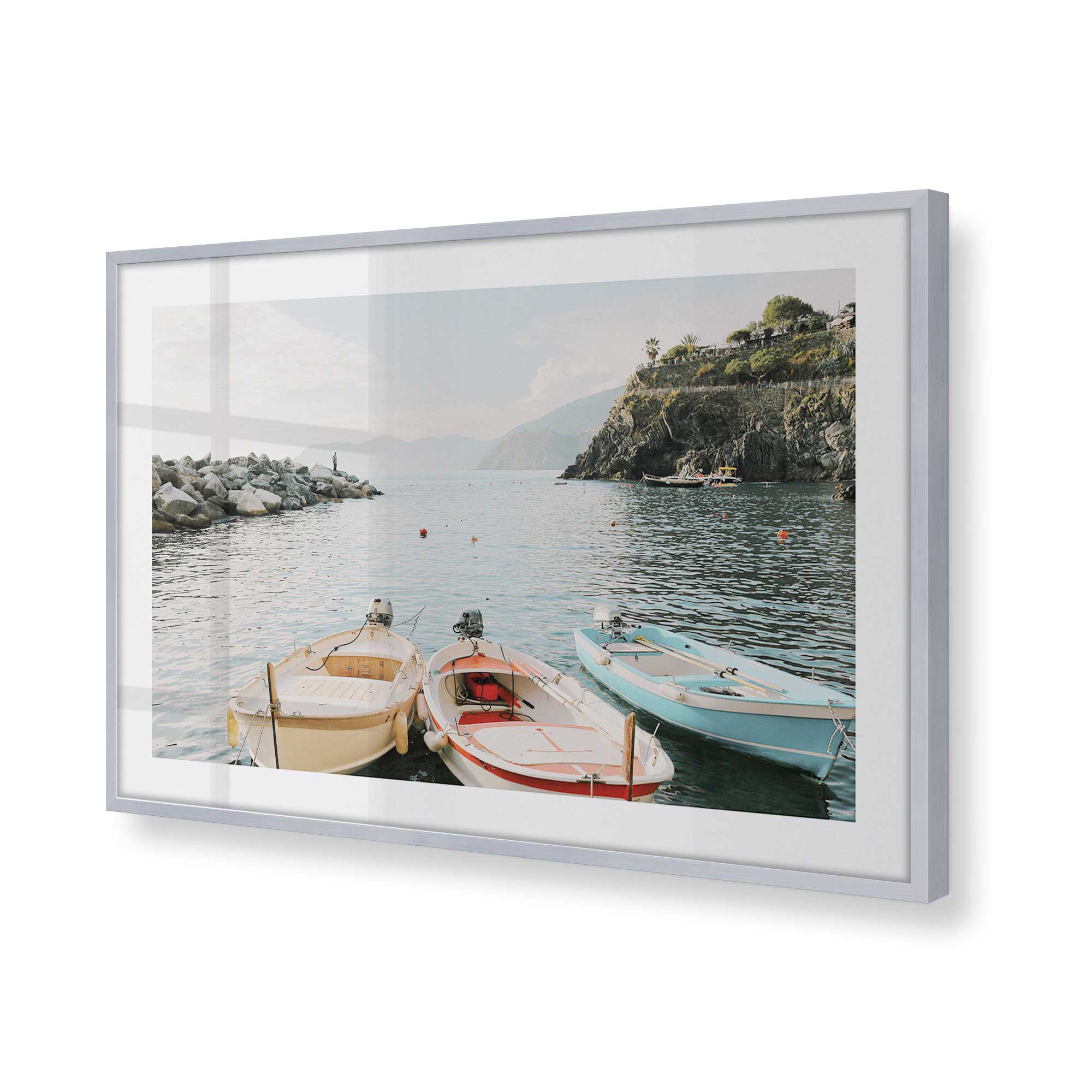 Dockside Dreams Print - Coastal Wall Art Decor for Beach House, Living Room & Bedroom | Nautical Themed Home Decor for Seaside & Ocean Lover Gifts