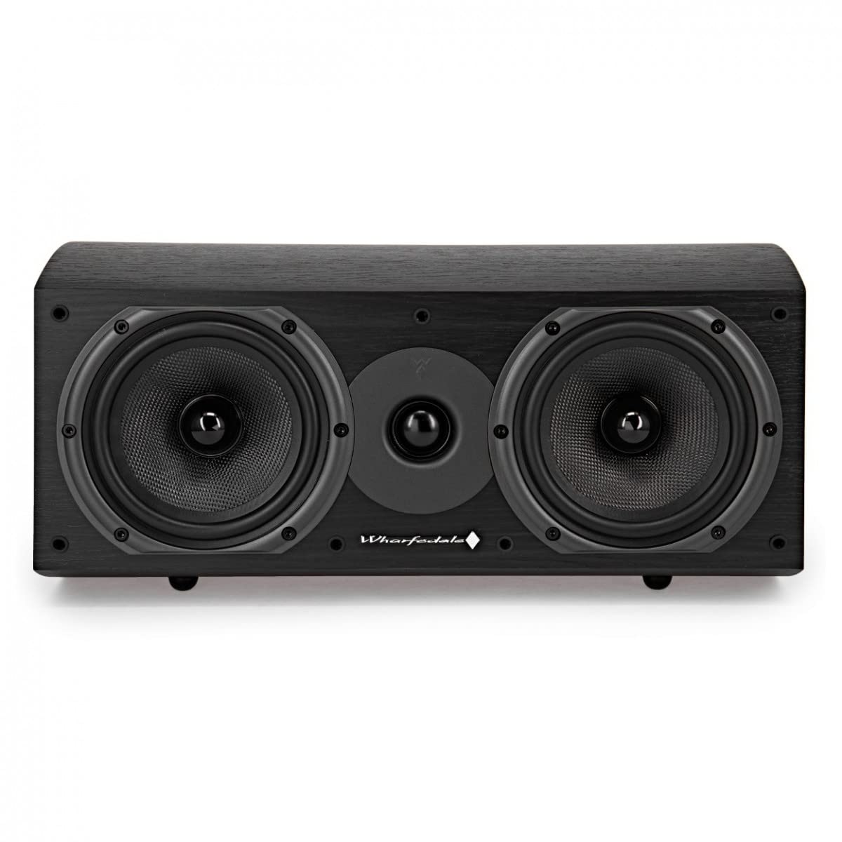 Wharfedale Diamond 9.CS Center Channel Speaker - Premium Black Home Theater Sound System for Movies & Music