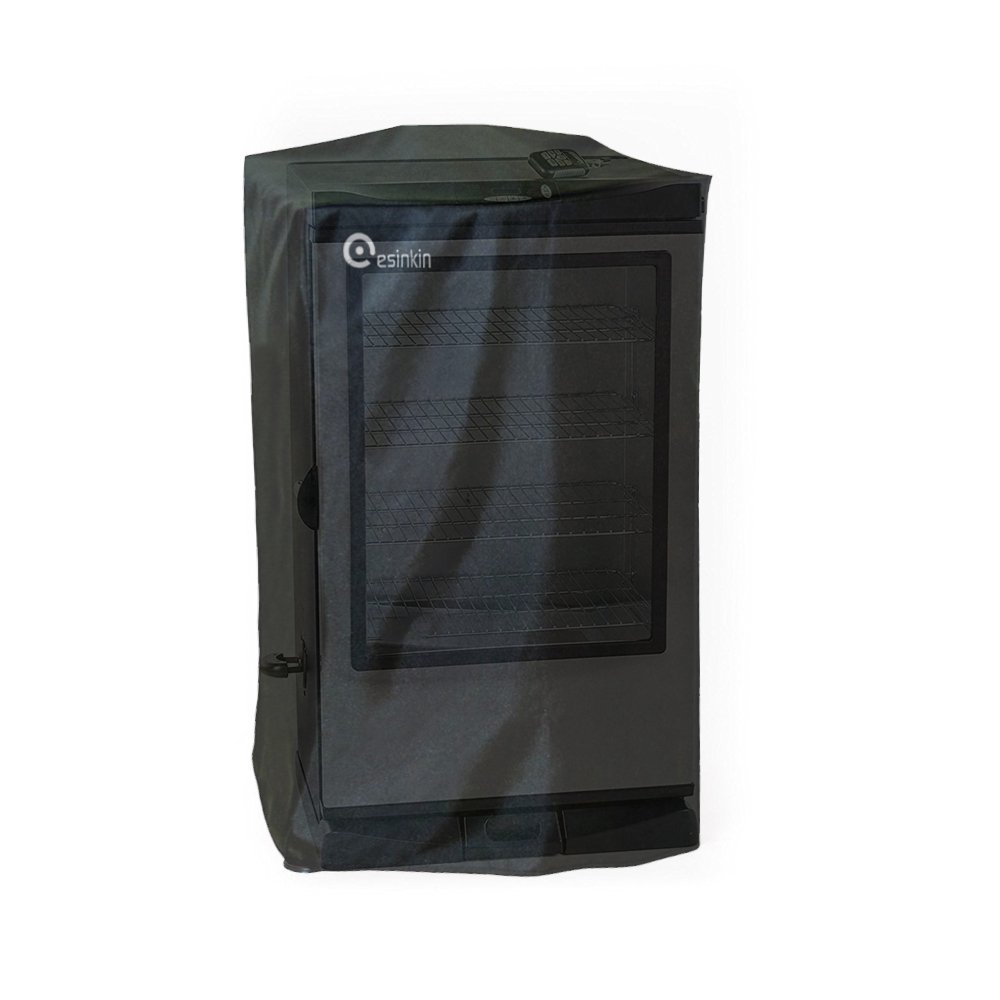 **Esinkin 40-Inch Waterproof Electric Smoker Cover for Masterbuilt 40 Inch Electric Smoker - Durable, Weatherproof, and Easy to Use - Perfect for Outdoor BBQ, Smoking, and Grilling - Black**