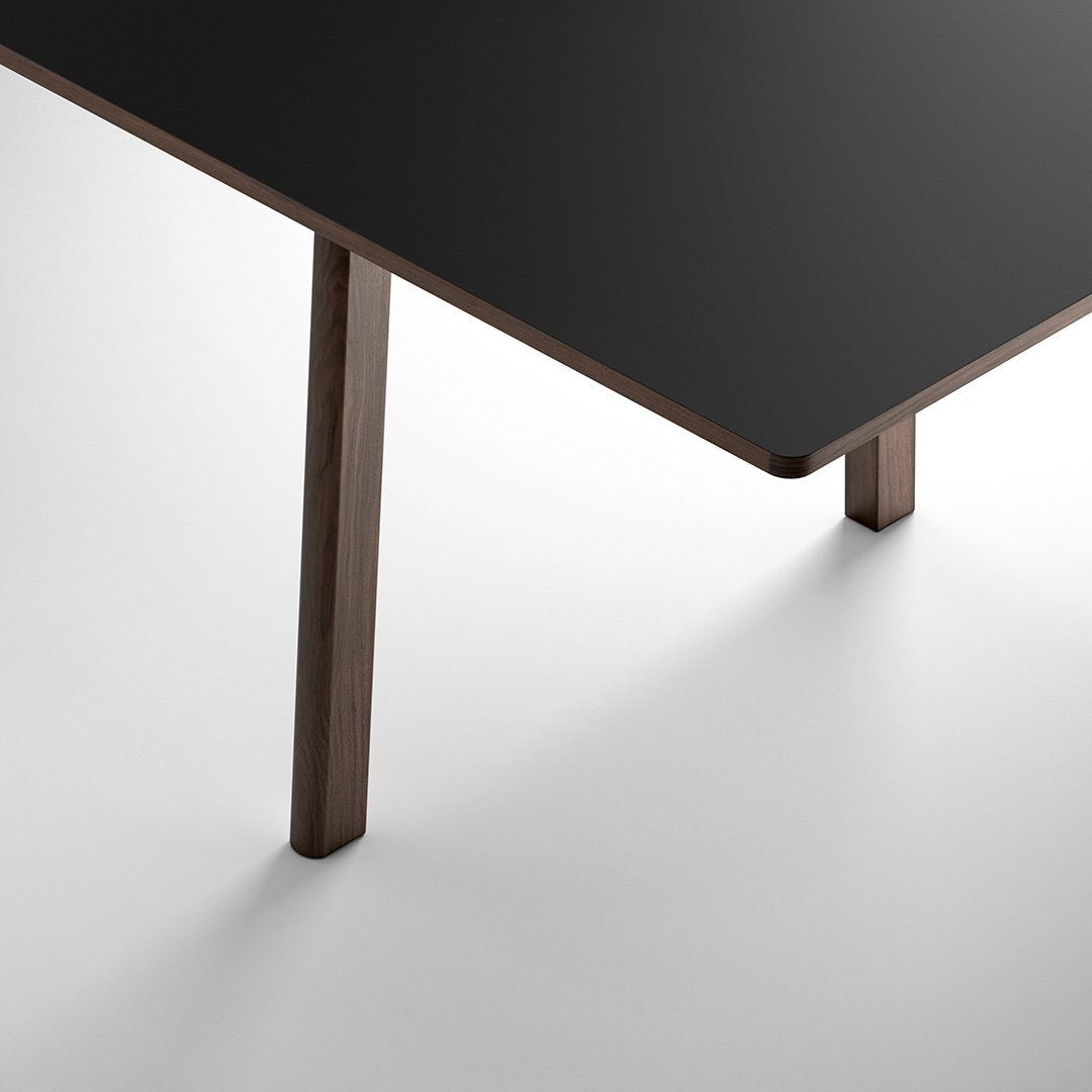 Ana Modern Dining Table - Solid Wood Kitchen Table for 6 - Perfect for Family Dinners & Entertaining Guests