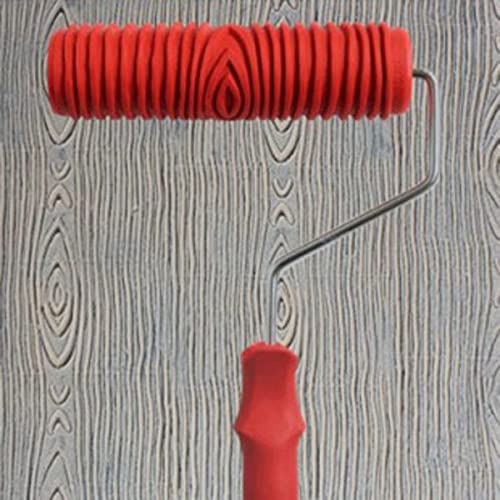 Mnixy 7-Inch Textured Wall Decoration Supplies - Premium Paint Rollers for Smooth & Even Coverage - Perfect for Home Renovation, DIY Projects & Interior Design