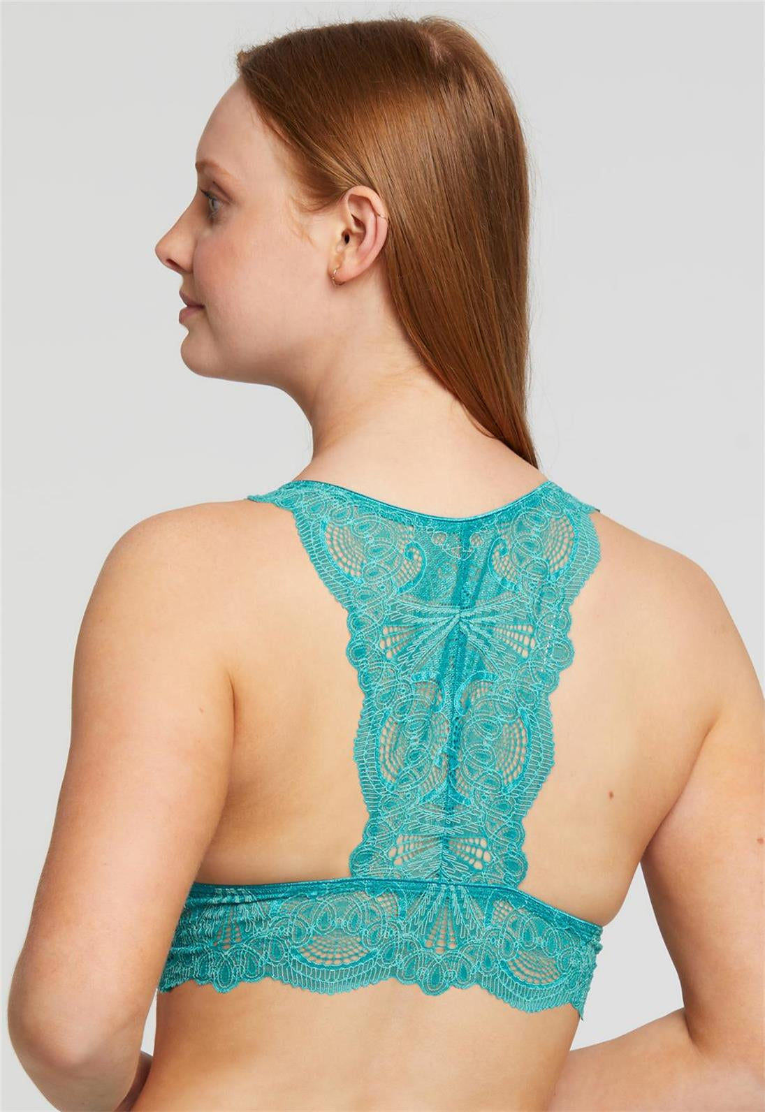 Belle Époque Lace T-Back Bralette - Women's Comfortable Lingerie for Everyday Wear, Date Night & Special Occasions