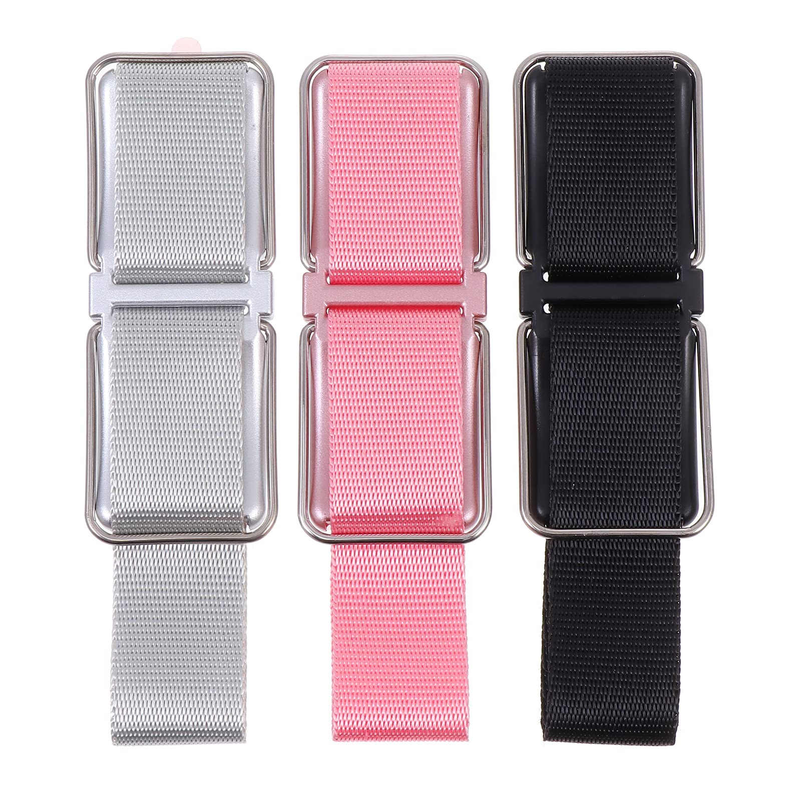 3-Pack Phone Grip Straps with Finger Holder & Kickstand - Anti-Slip Phone Loop for iPhone Samsung Galaxy - Perfect for Gym, Travel and Hands-Free Video Calls