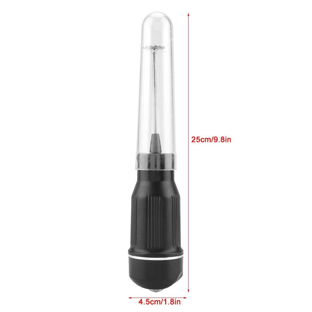 Electric Whisk & Milk Frother - Handheld Blender for Coffee, Eggs & Smoothies | 3-in-1 Mini Mixer for Bulletproof Coffee, Baking & Kitchen Use | Fast Whisking & Frothing | Compact & Portable Black
