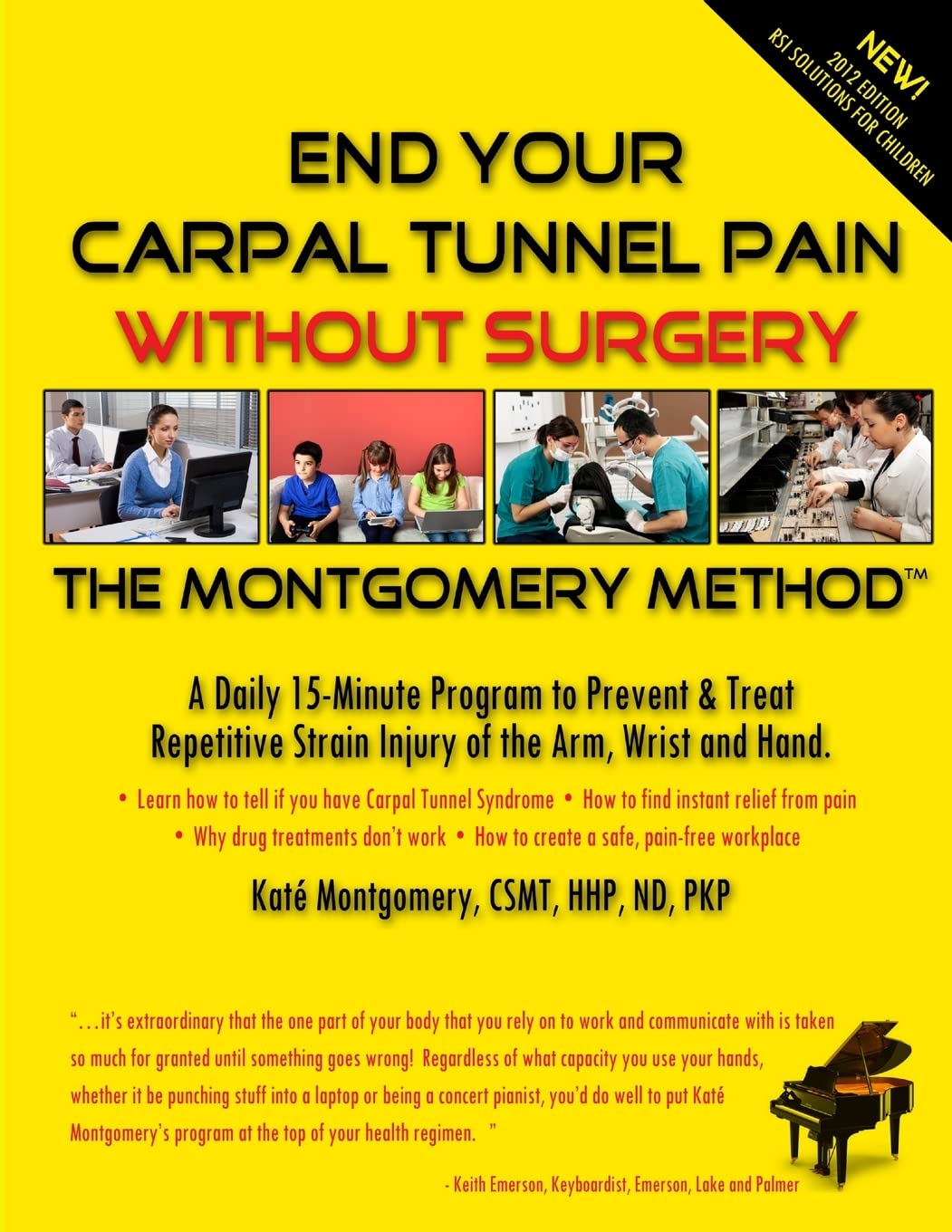 Natural Carpal Tunnel Pain Relief - Non-Surgical Wrist Support Brace for Typing, Gaming & Office Work