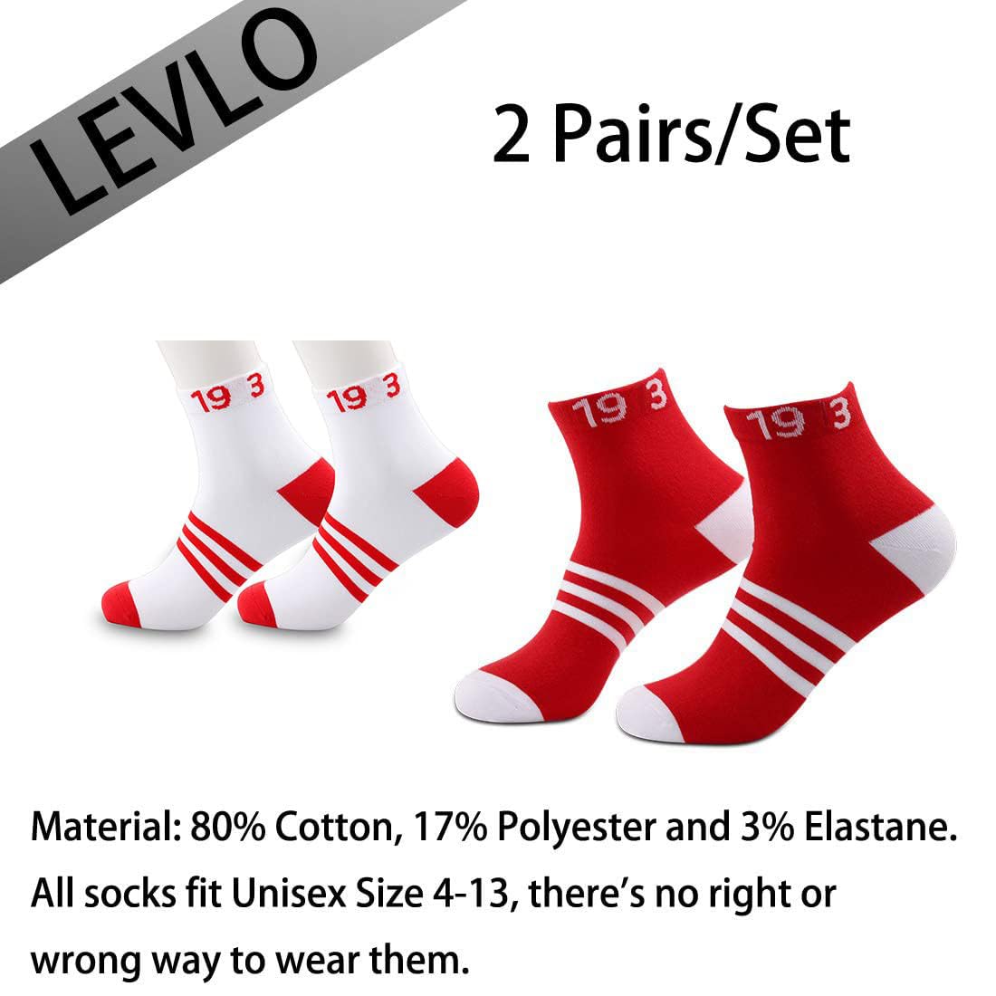 LEVLO Sorority Sister Socks - Greek Letter Socks for Sorority Sisters, Best Friend Gifts, Birthday Presents - Perfect for College Greek Life, Sisterhood Events & Matching Outfits