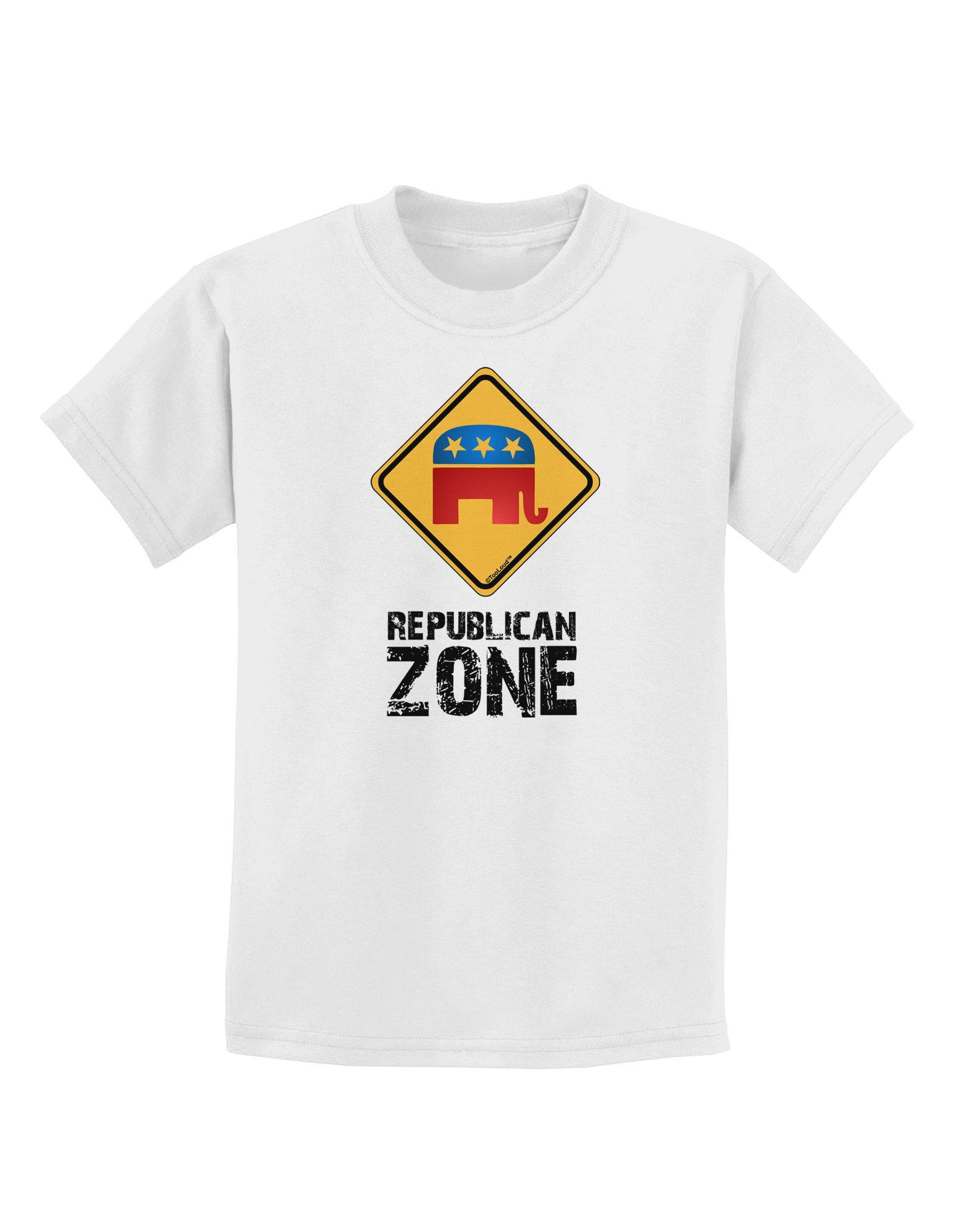 Republican Zone Kids T-Shirt - Patriotic American Political Graphic Tee for Boys & Girls | Perfect for Election Day, Fourth of July & Conservative Events