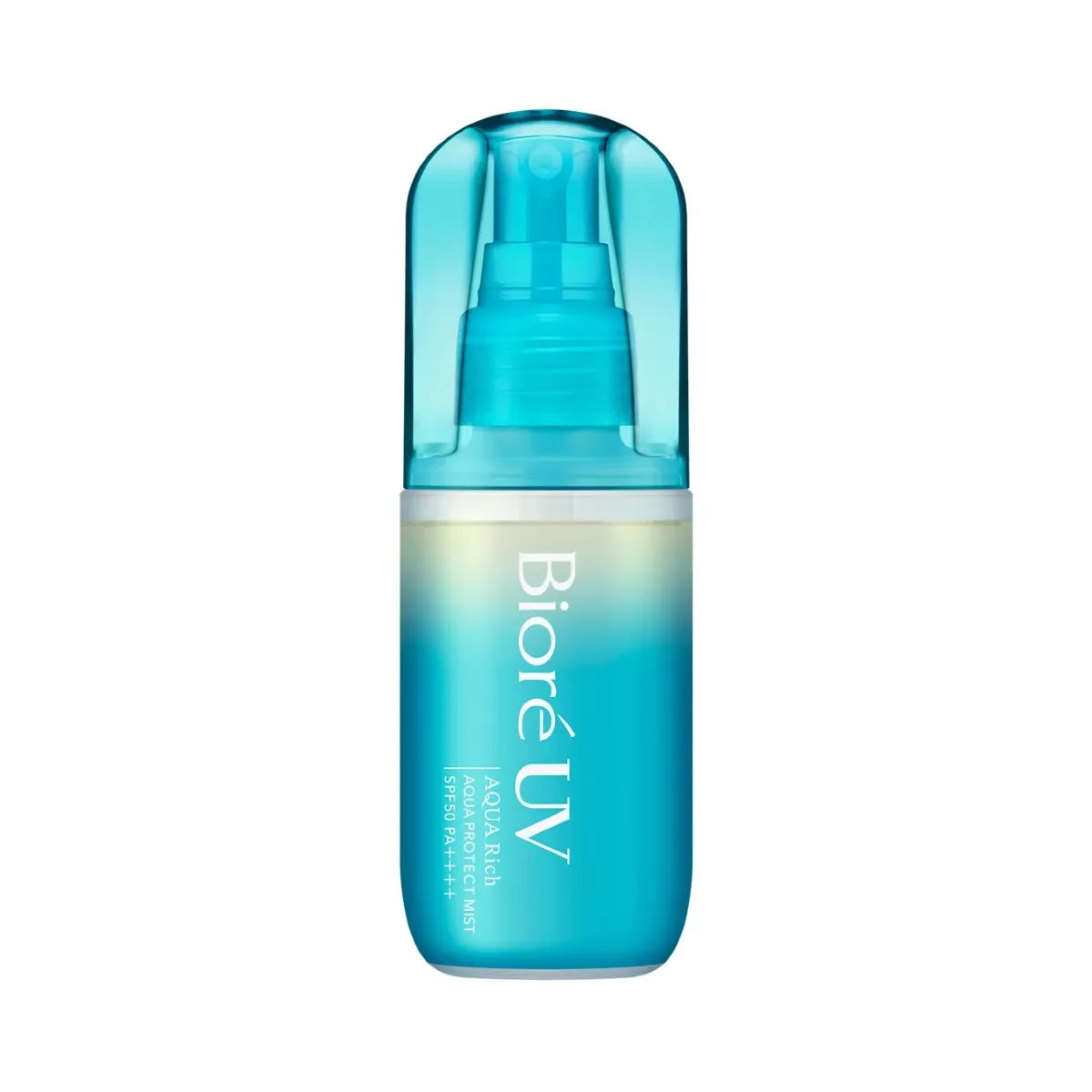 Kao Biore UV Aqua Rich Sunscreen Protect Mist SPF50+ PA++++ 60ml - Lightweight Watery Sunscreen Spray for Face & Body - Perfect for Outdoor Activities, Beach & Daily Sun Protection