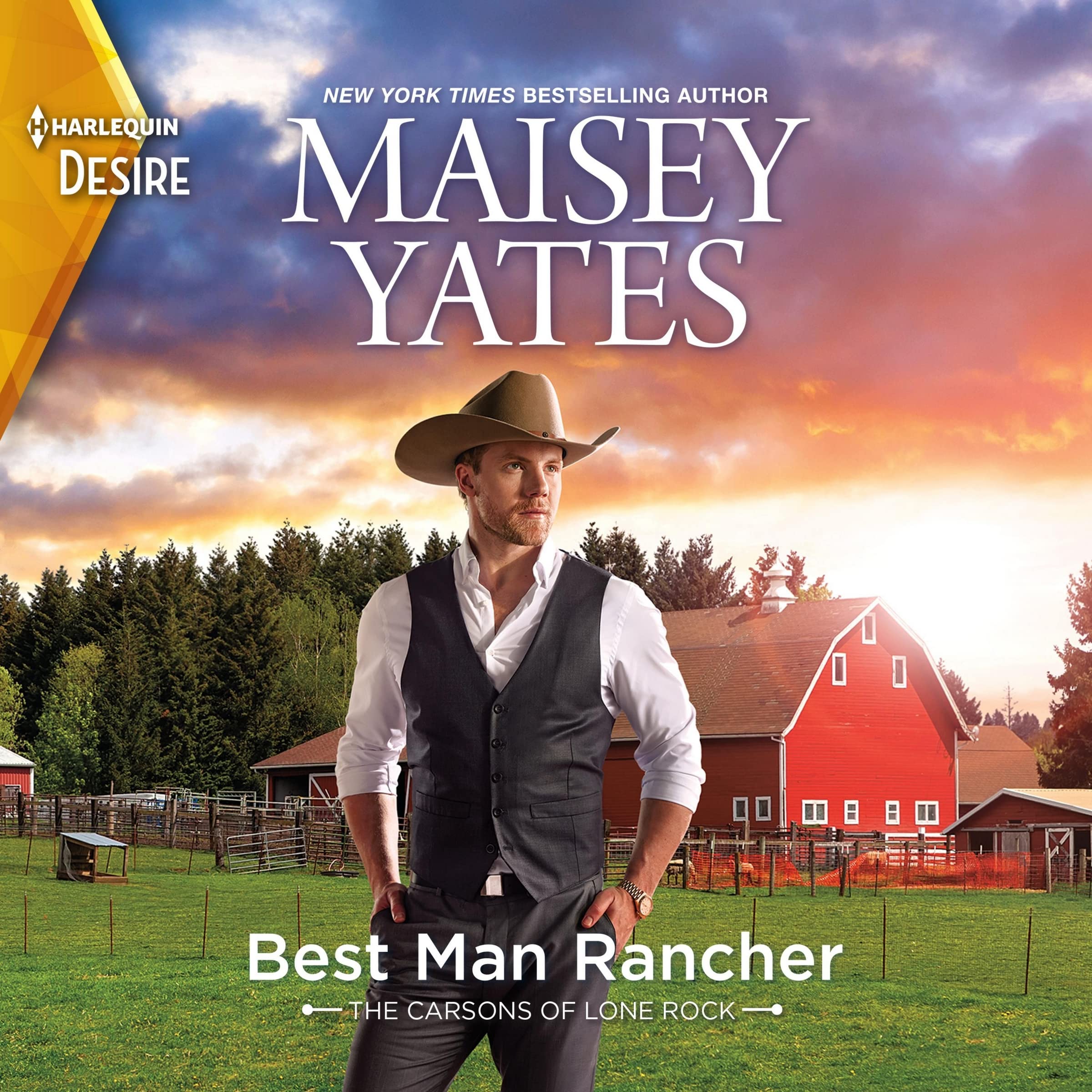 Best Man Rancher (The Carsons of Lone Rock Series) - Western Romance Novel for Adults - Perfect for Cowboy Romance Lovers & Book Club Discussions