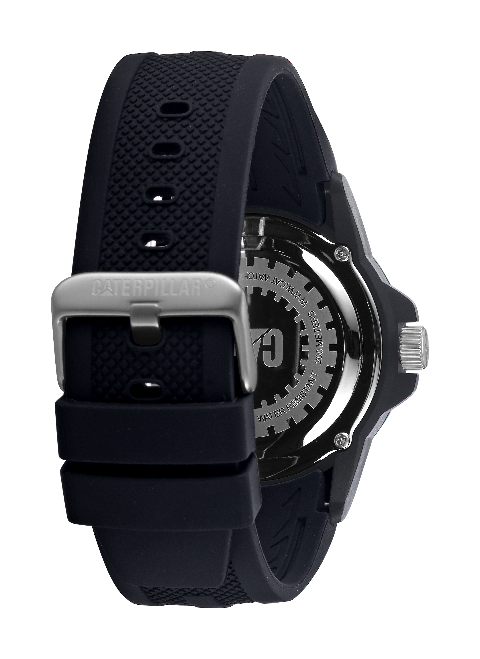 Waterproof Diver Watch with Yellow/Black Dial & Silicone Strap - Perfect for Scuba Diving, Swimming & Outdoor Adventures