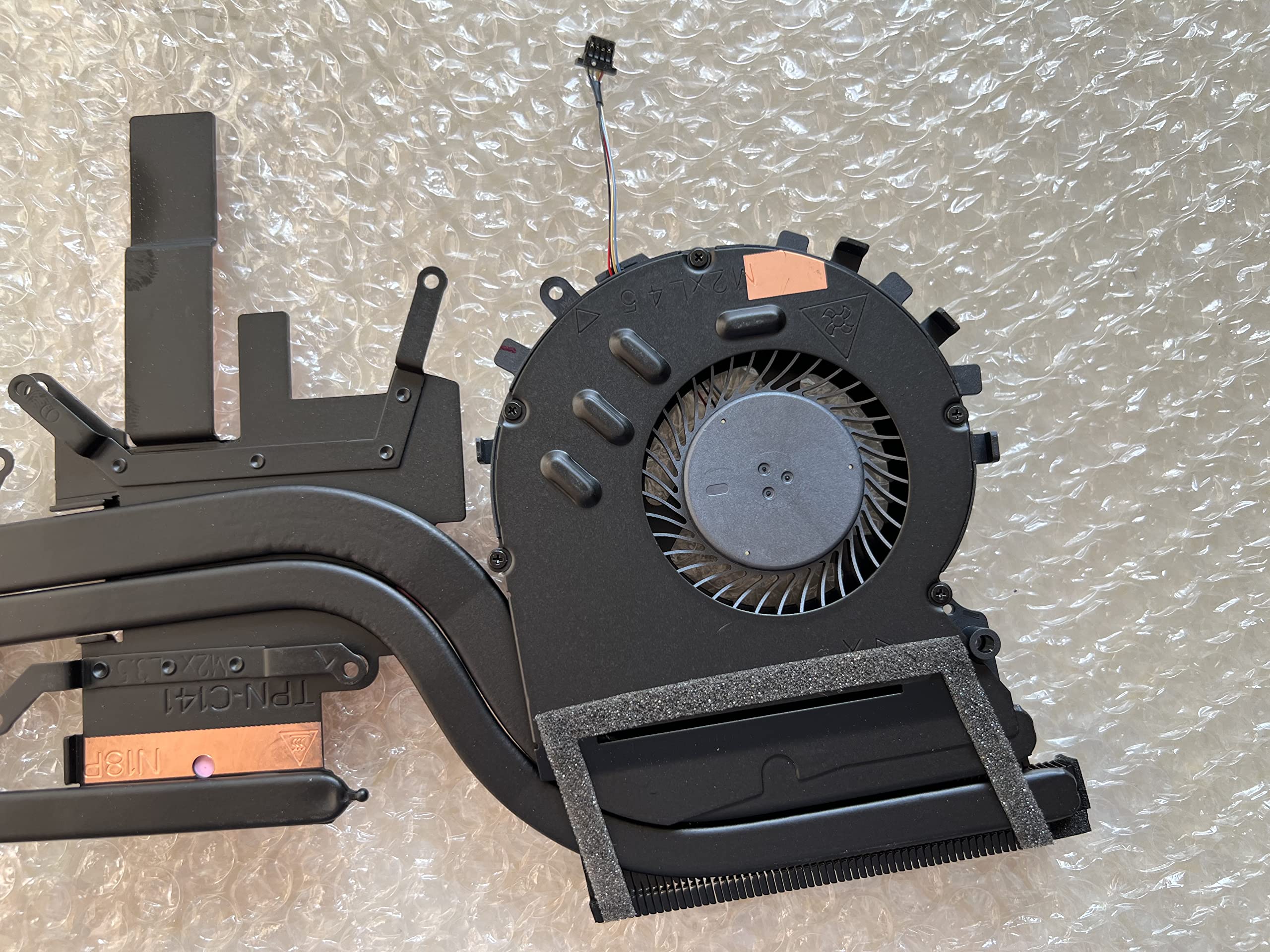 Original HP Pavilion 15-DK 15T-DK Cooling Fan Replacement - Dual Fan Heatsink Assembly L57170-001 - Compatible with HP Laptop Models - Perfect for Gaming & Overheating Prevention