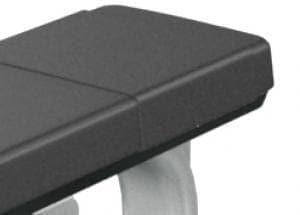 Precor Discovery Series Flat Weight Bench (DBR0101) - Heavy Duty Home Gym Equipment for Strength Training & Workouts